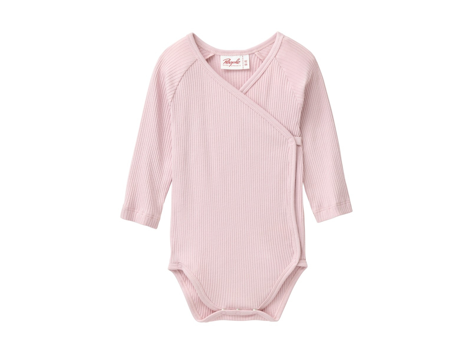 People Wear Organic Langarm-Wickelbody malve 50/56
