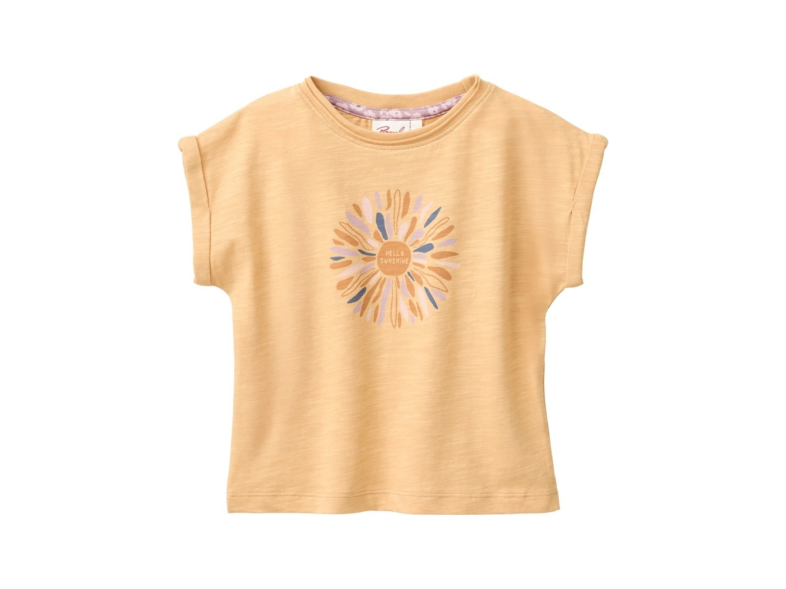 People Wear Organic Kurzarm-Shirt honiggelb 122/128
