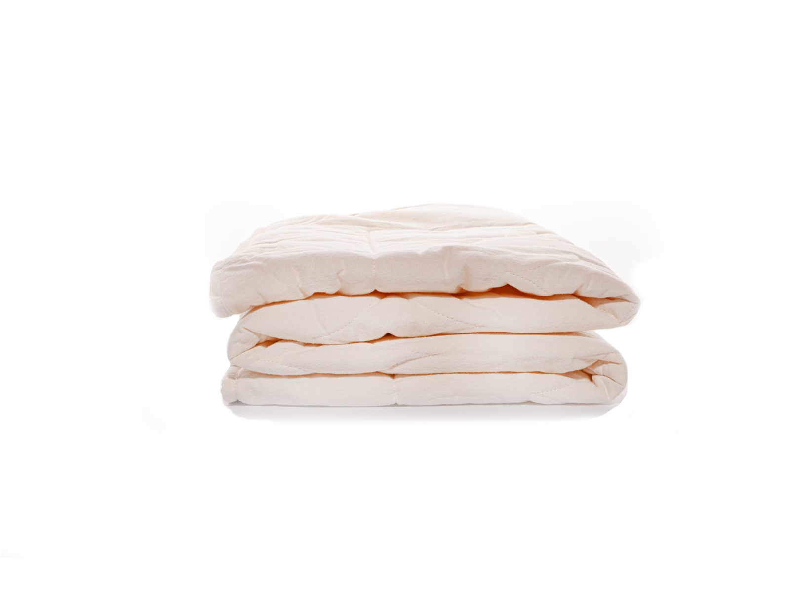 Baby- und Kinderbettdecke Schafschurwolle waschbar 100 x 135 cm, 270 g (Ganzjahr), Biber-Inlett