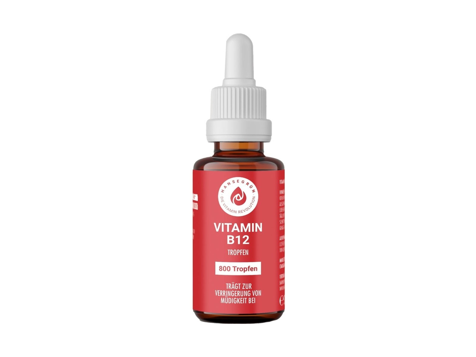 Vitamin B12 800 Tropfen "Anti-Müdigkeit & mehr Energie"