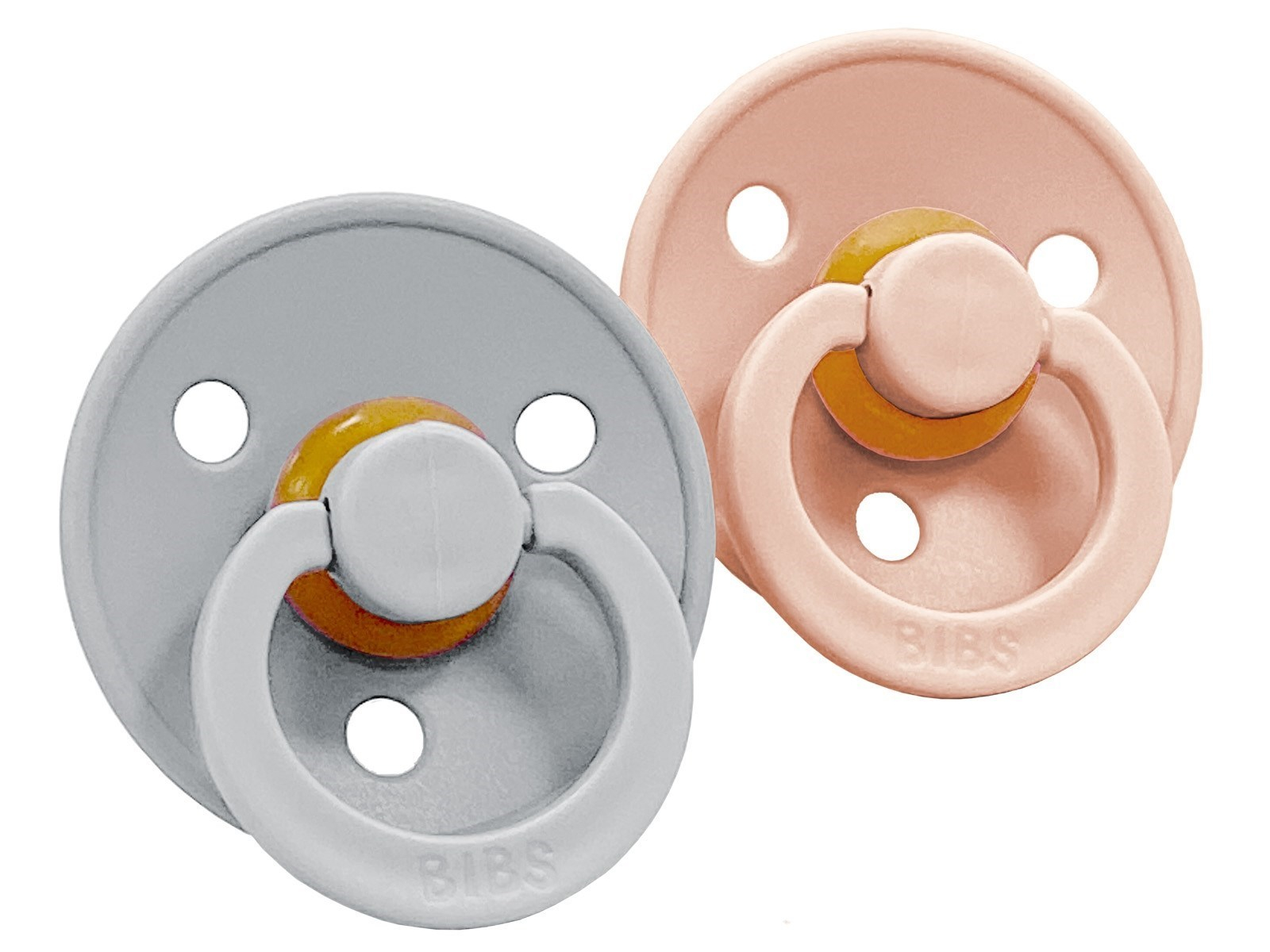 Schnuller Naturkautschuk 2er Pack kirschförmig cloudblush von BIBS, 6