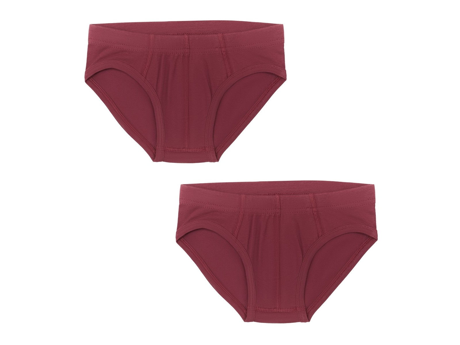 Jungen Slip Bordeaux 2er Pack Gr. 128