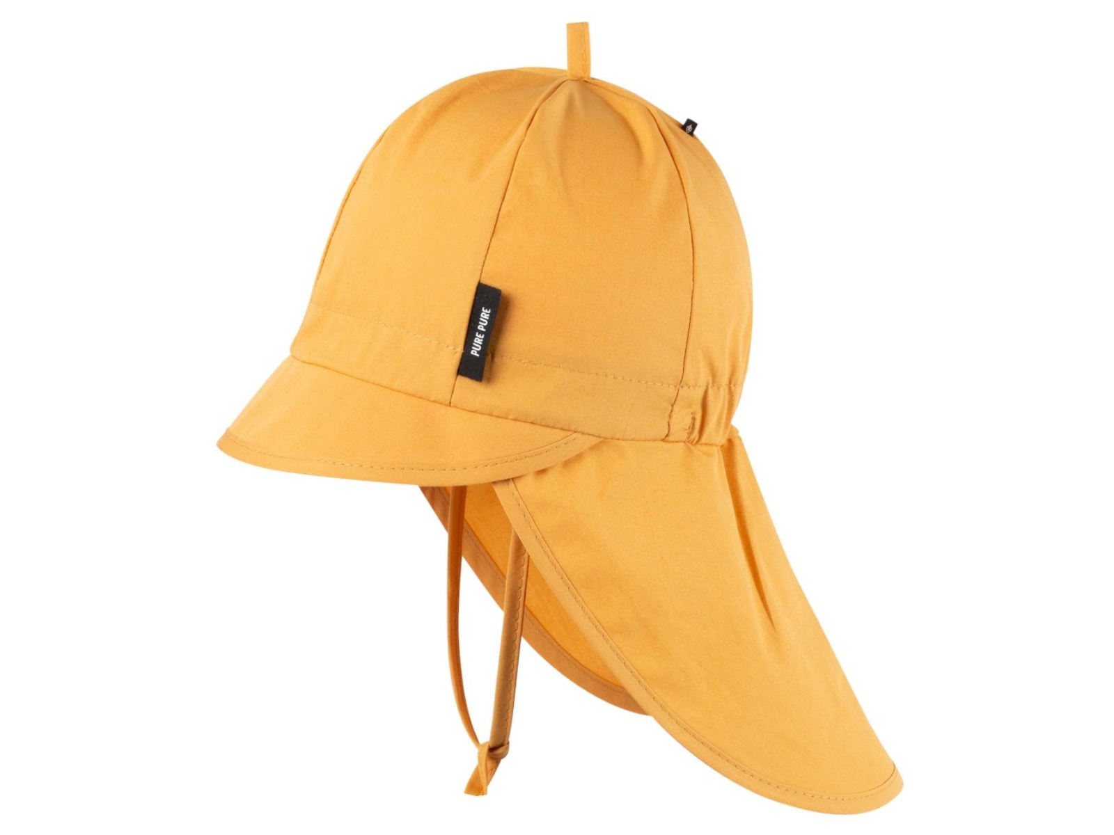 PURE PURE by Bauer Baby und Kinder Sonnenschutz Legionär Mütze UV 50 mango Gr. 47