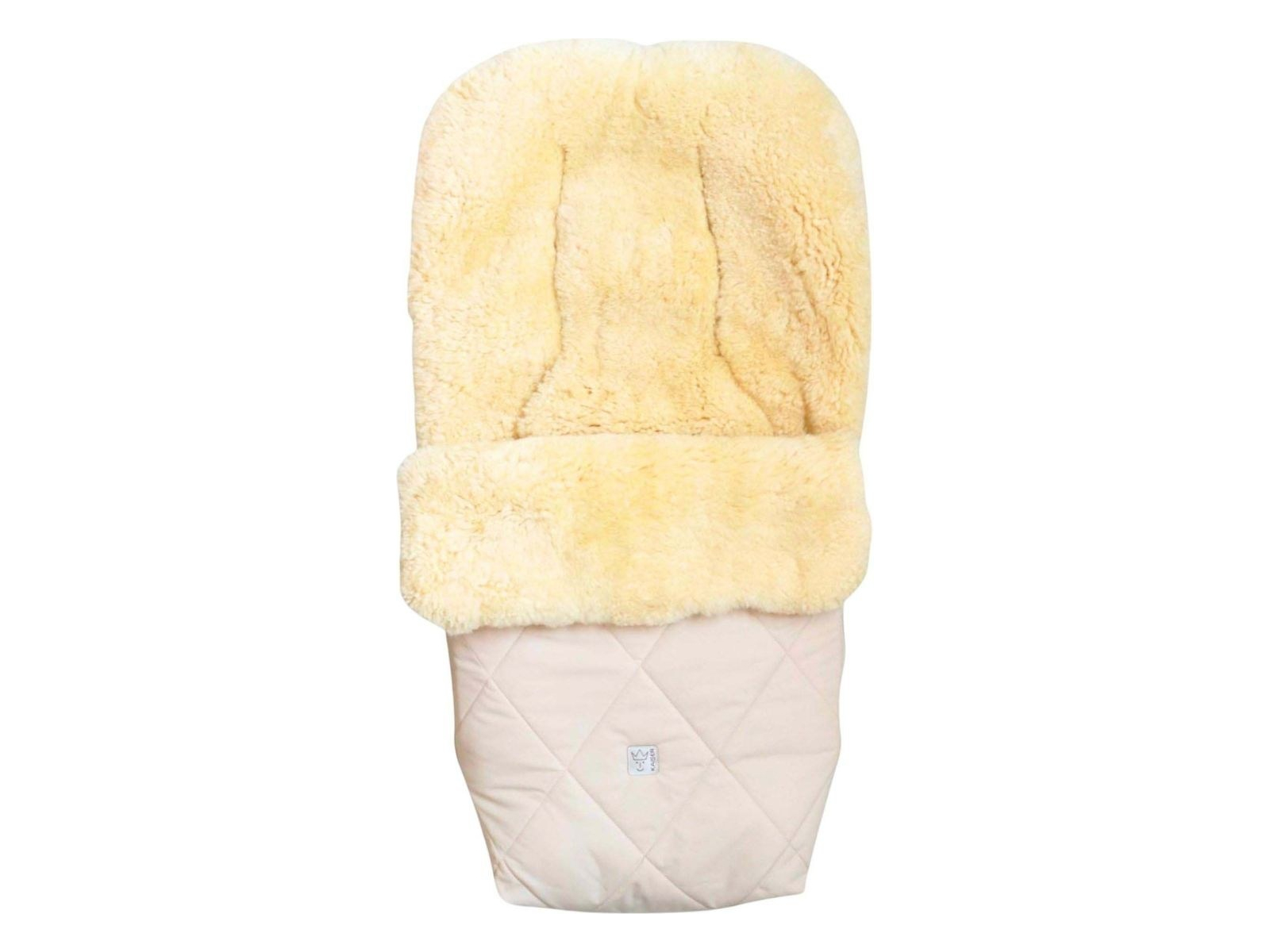 Kaiser Naturfellprodukte Fußsack Kinderwagen Lammfell "Coosy" cream ca. 85 x 45 cm