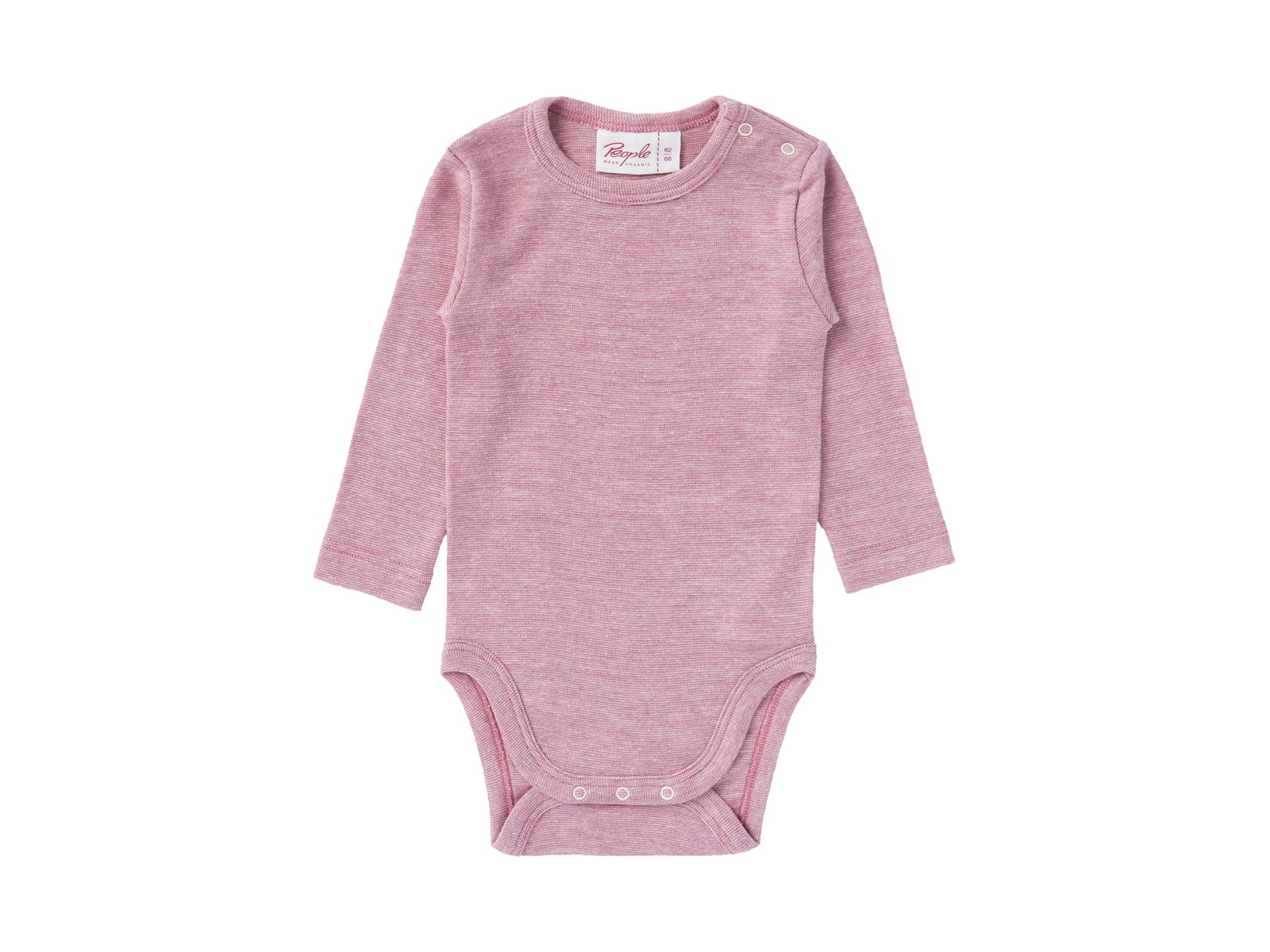 People Wear Organic Body BW-WS rosa melange Gr. 50/56