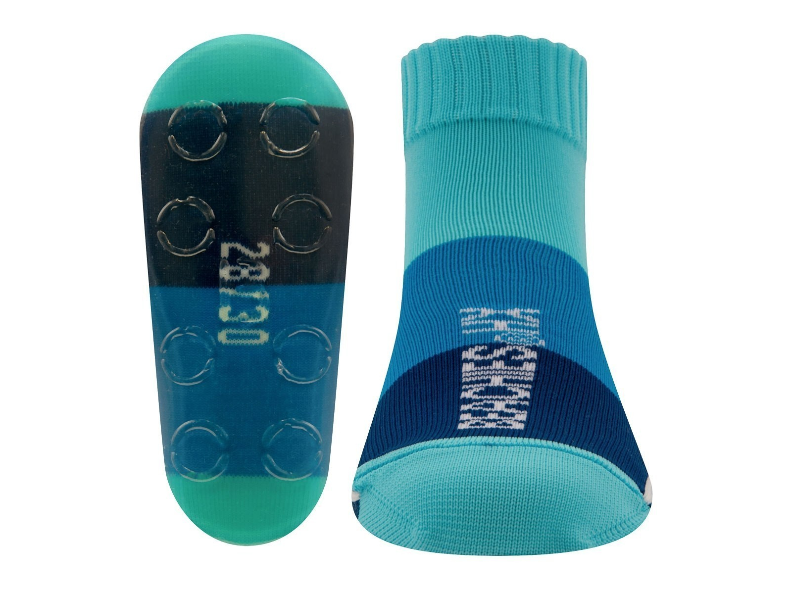 Beachies Strandsocke Blockringel Kinder blau Gr.25/27