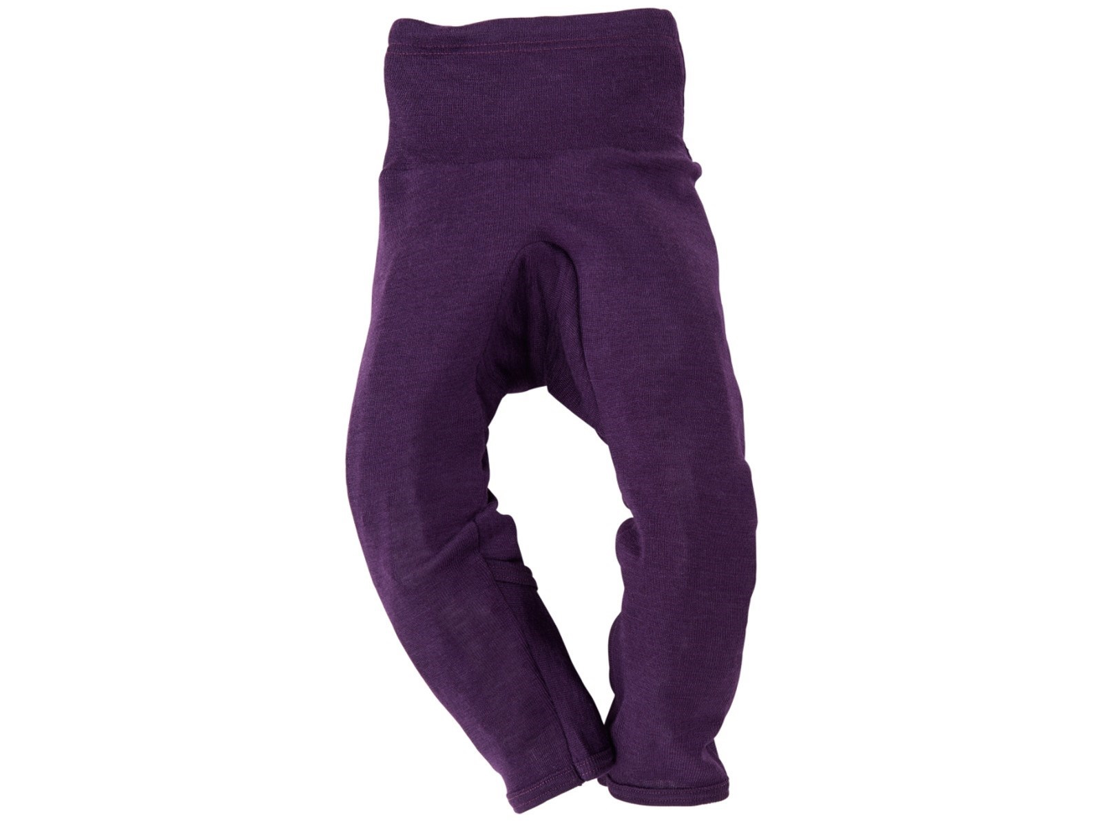 Cosilana Baby Hose mit Kratzschutz Wolle Seide lila Gr.50/56