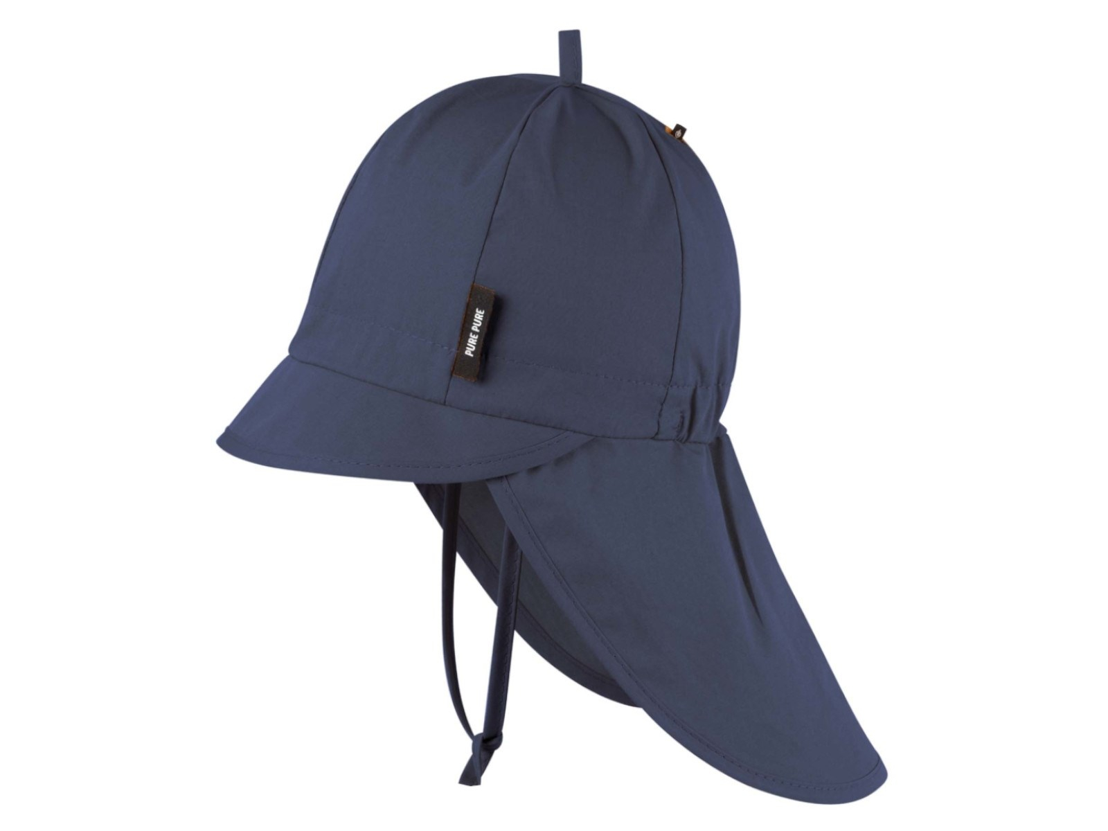 PURE PURE by Bauer Baby und Kinder Sonnenschutz Legionär Mütze UV 50 indigo Gr. 49