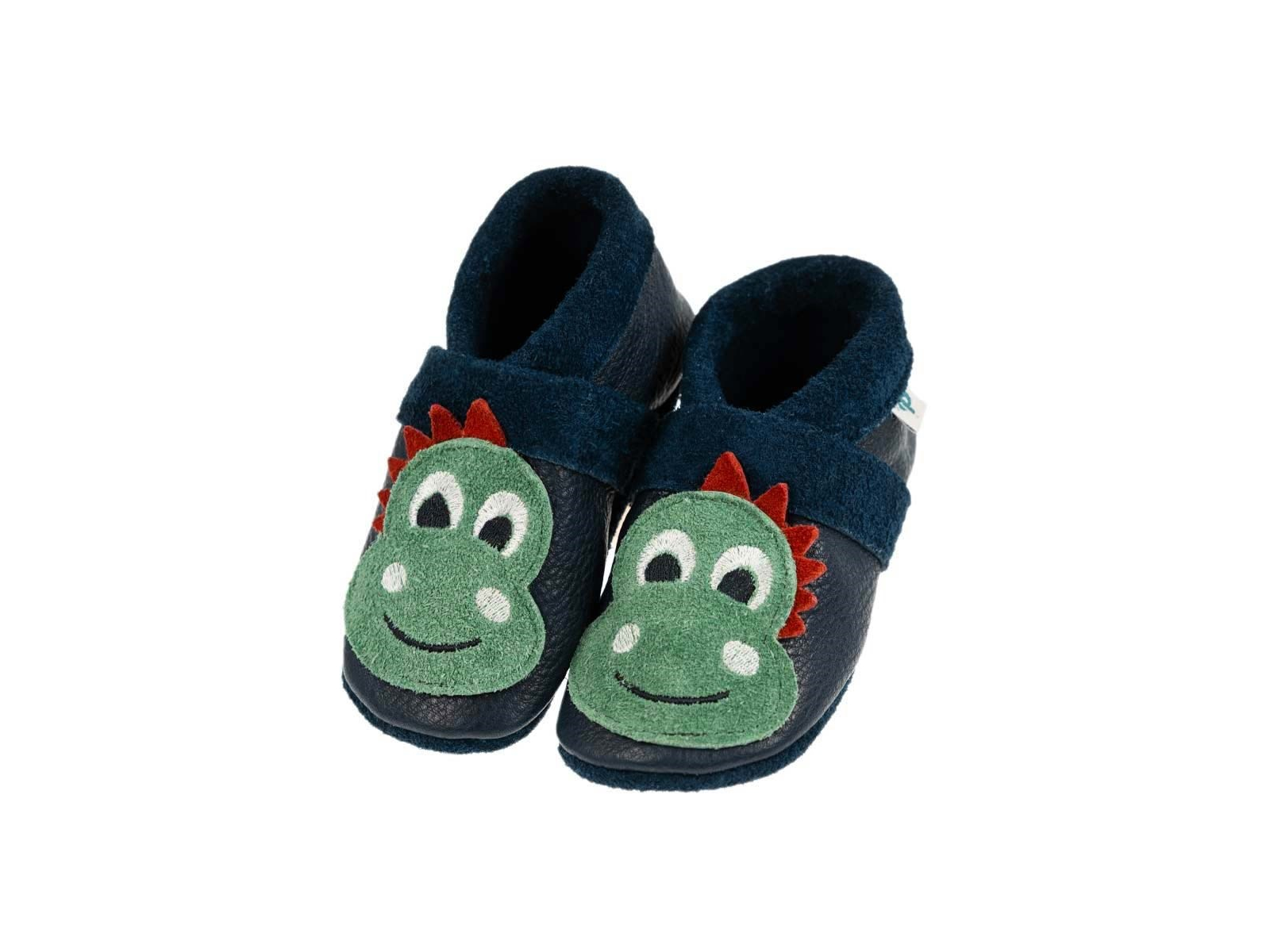 Baby und Kinder Lederpuschen Krabbelschuhe Drache distel/inka Gr.20