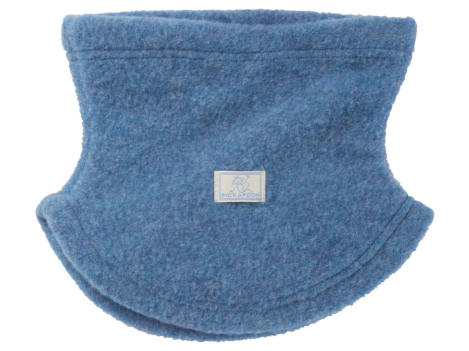 Pickapooh Kinder Schlupfschal Bio-Schurwolle Fleece jeans Gr. 2 (ab 2 Jahre)
