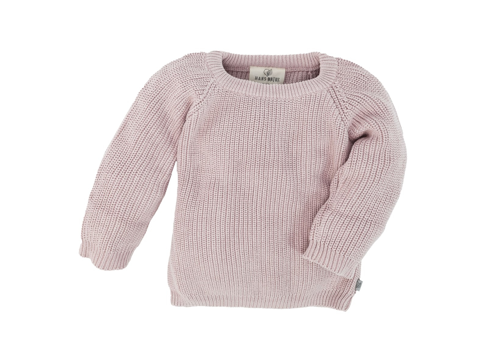 Baby und Kinder Pullover Grobstrick Bio-Baumwolle rosé Gr. 74/80