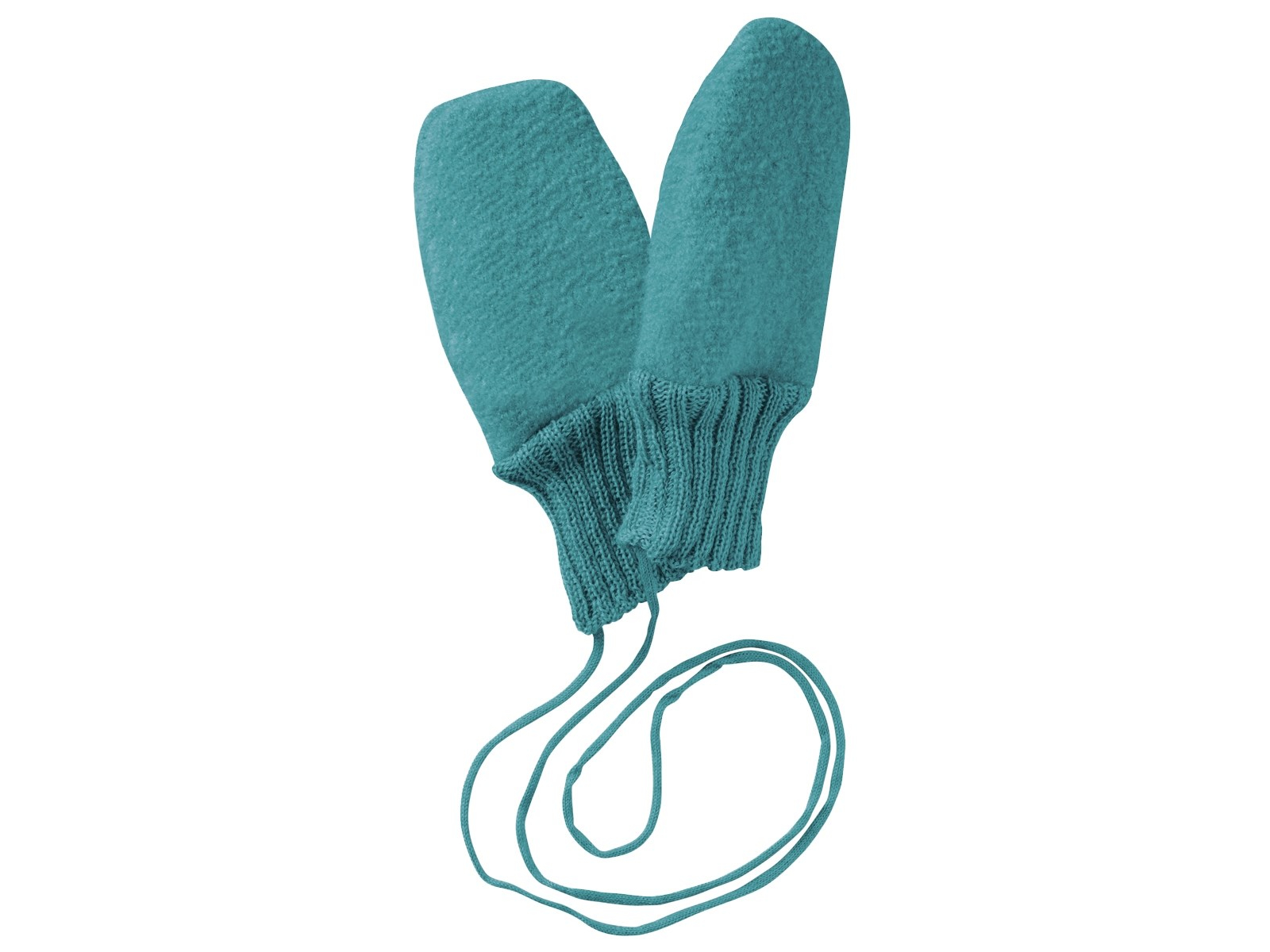 Disana Baby Handschuhe Bio-Merinowolle Walk lagoon Gr.1 (7-8 Monate)
