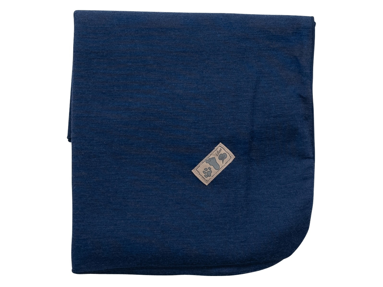 Lilano Babydecke Bio-Merinowolle Seide marine 80 x 90 cm