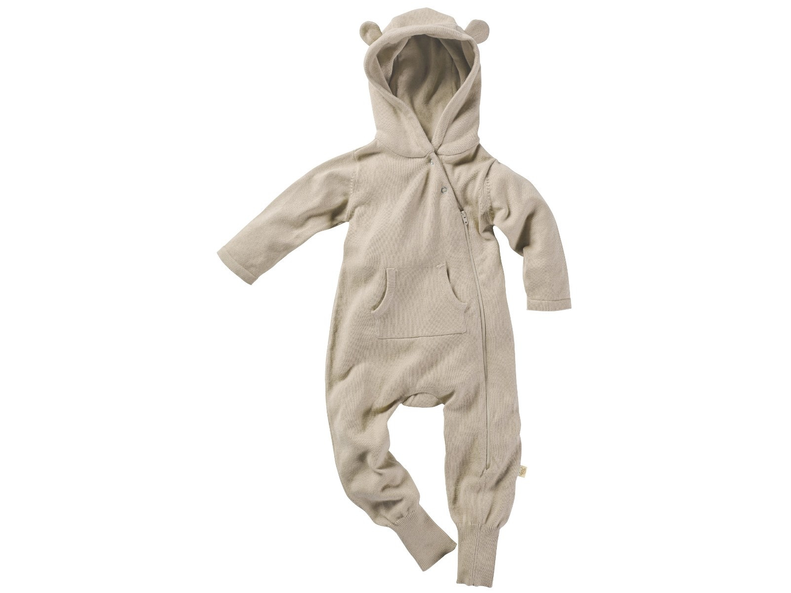 Pullover Baby Babyteddypullover Kapuze Mit Öhrchen Kuschelig 62/68 BLAU