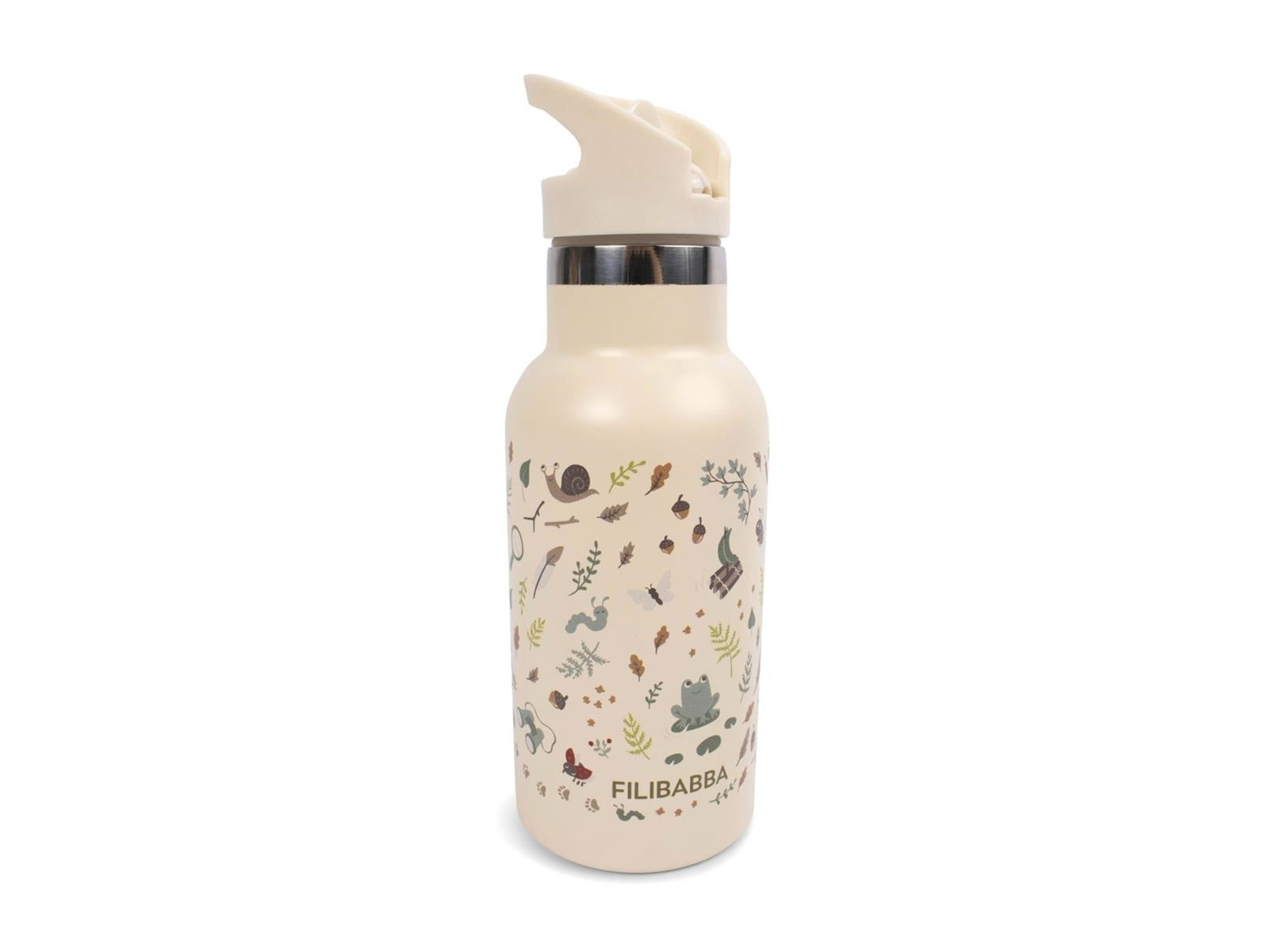 Kinder Trinkflasche Edelstahl - Little Wonders Maße 7,30 x 7,30 x 20,70 cm, Volumen 350 ml