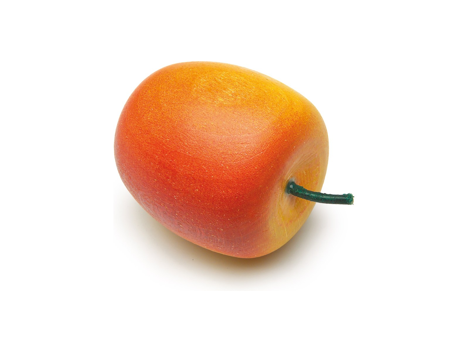Apfel, gelb-rot 4,2x4,2x6cm
