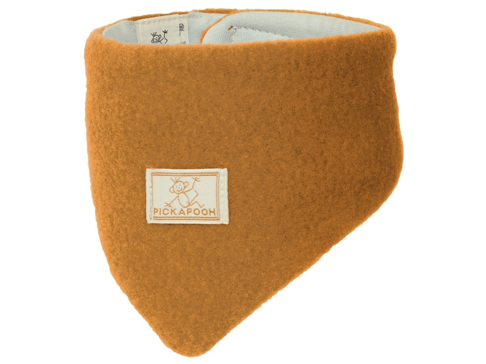 Pickapooh Baby und Kinder Dreieckstuch Bio-Schurwolle caramel Gr.2 (ca. 45cm lang)