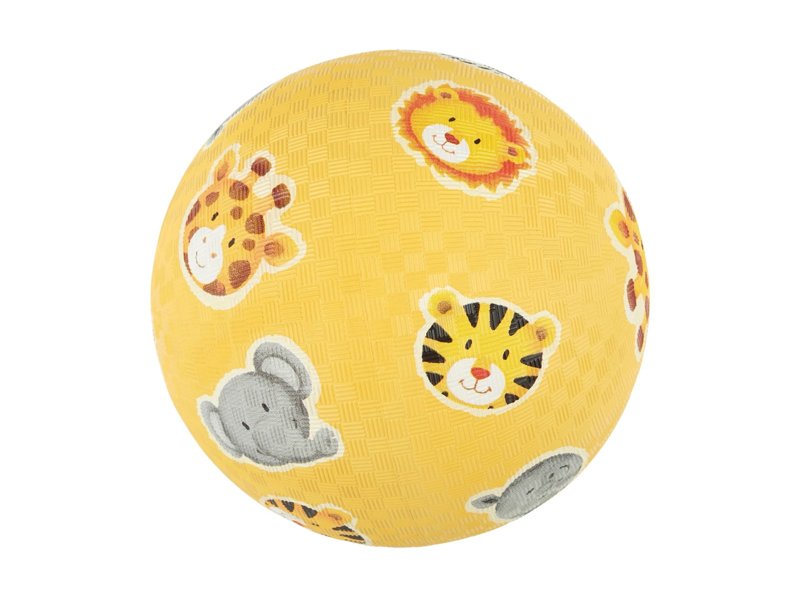 sigikid Kinderball Naturkautschuk Zootiere gelb Durchmesser ca. 17 cm