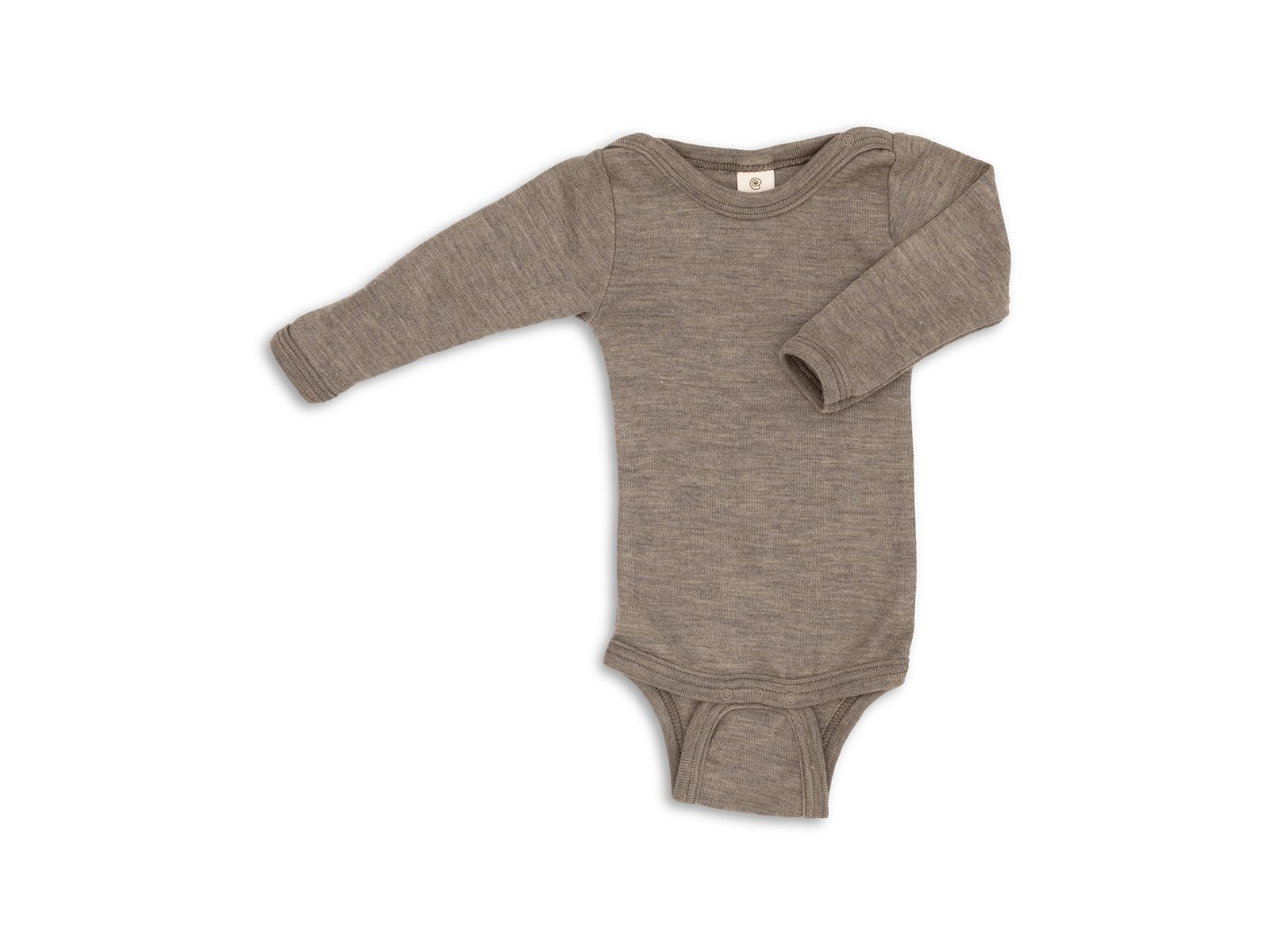 Engel Natur Baby Body langarm walnuss Gr.74/80