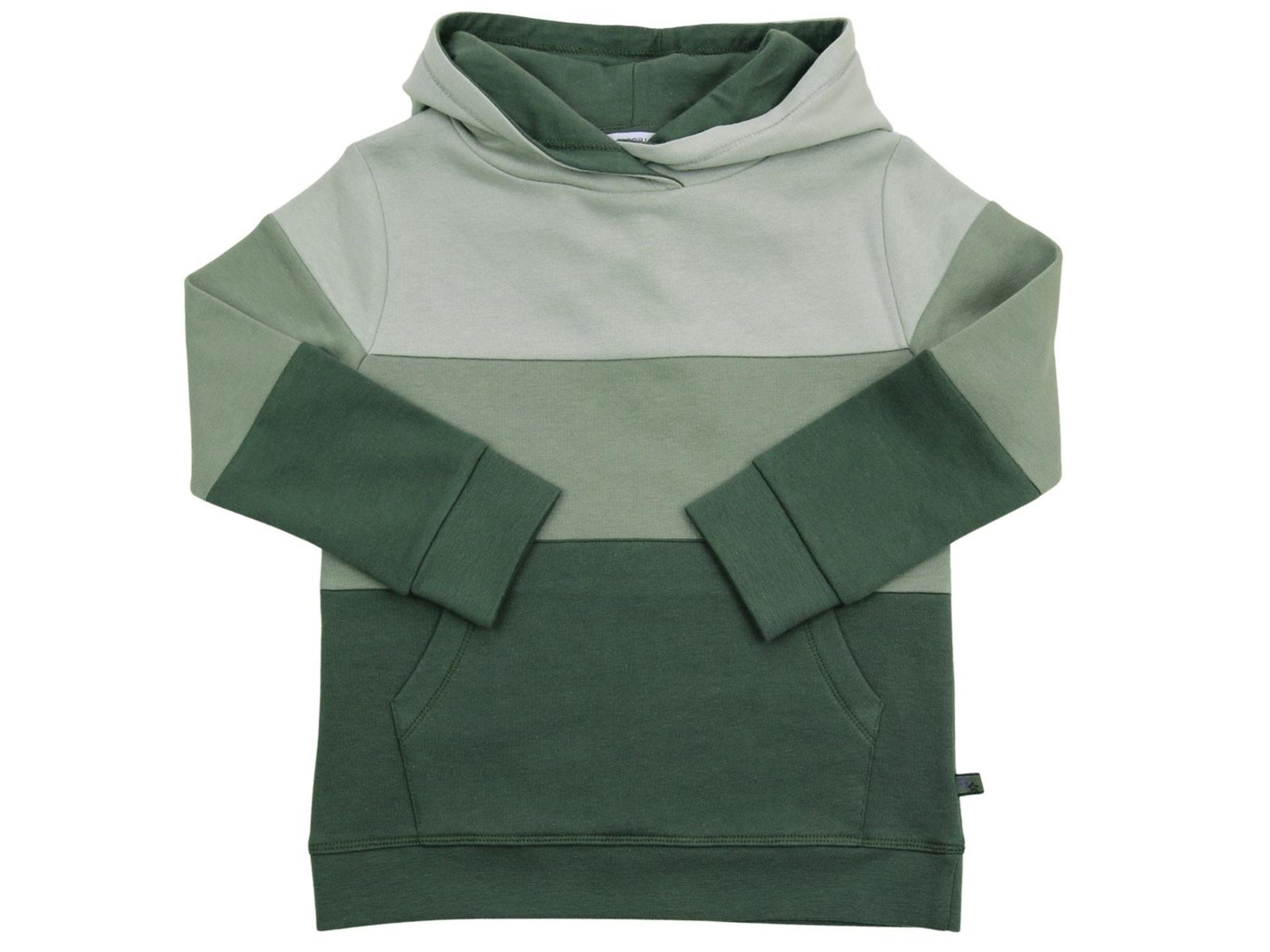 Hoodie Kapuzenpullover Bio-Baumwolle sage-dark green Gr. 86/92