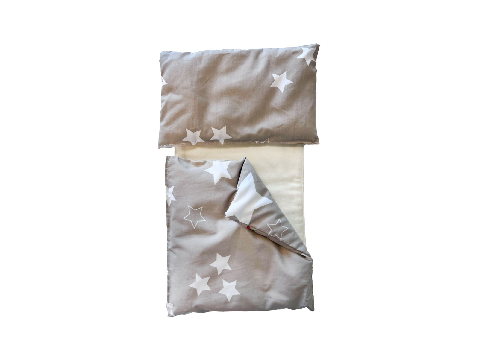 Heless Puppenbettwäsche Prinzessin Emily - Bettdecke 44x34cm & Kissen 16x16cm