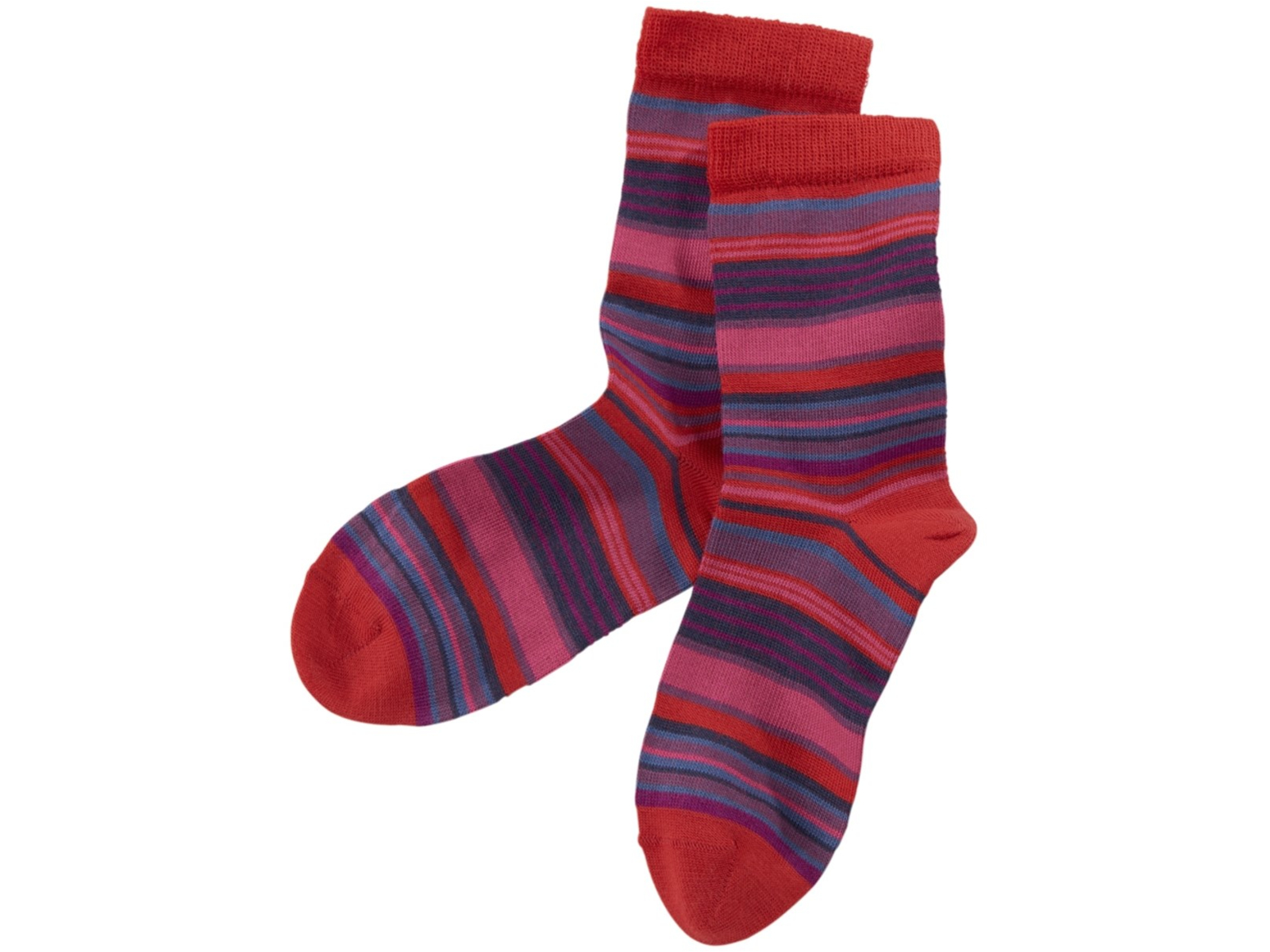 Kinder Ringelsocken kirschrot Gr.7-8