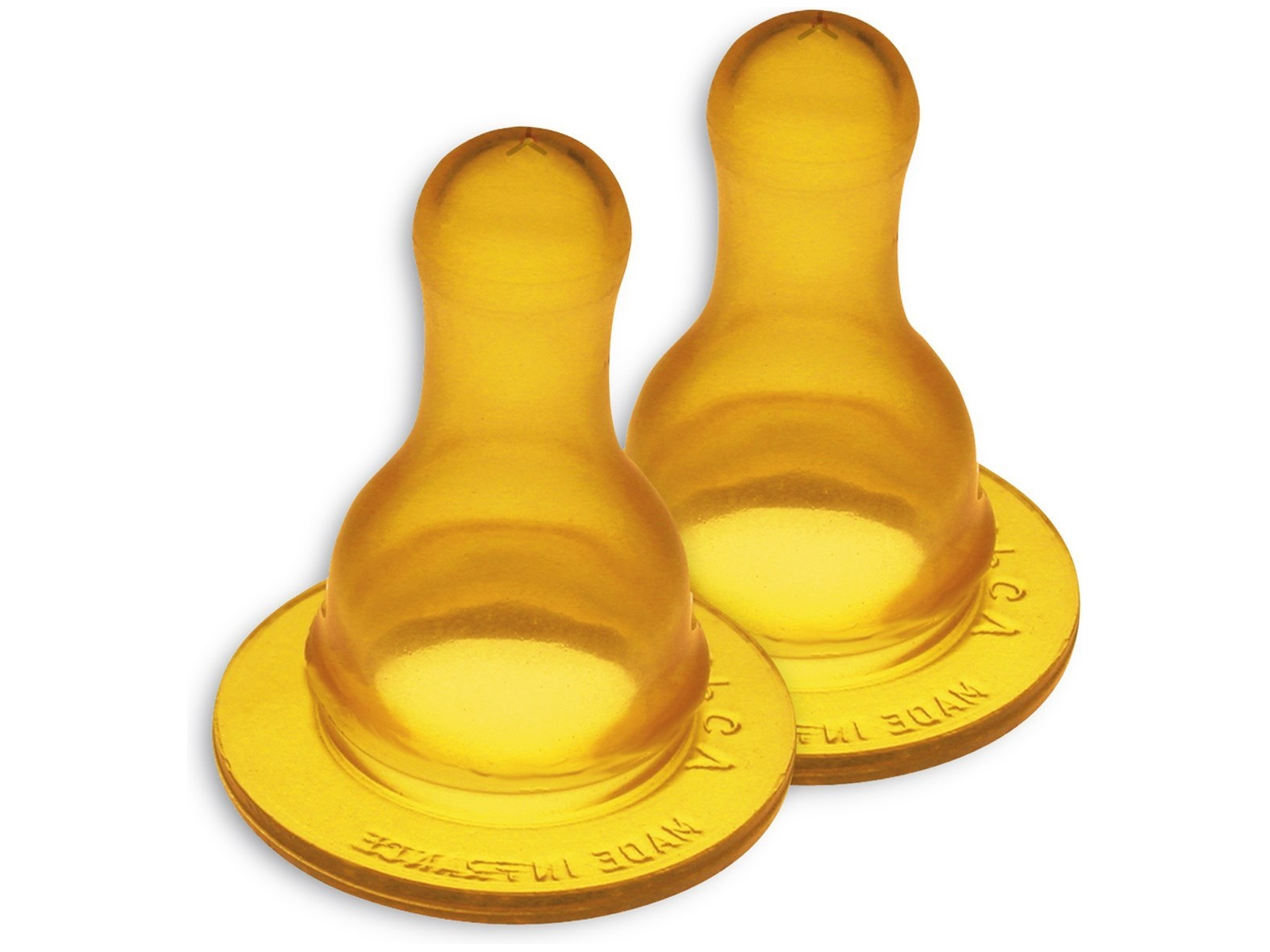 Goldi Flaschensauger Naturkautschuk Naturform 2er-Pack 8-24 Monate