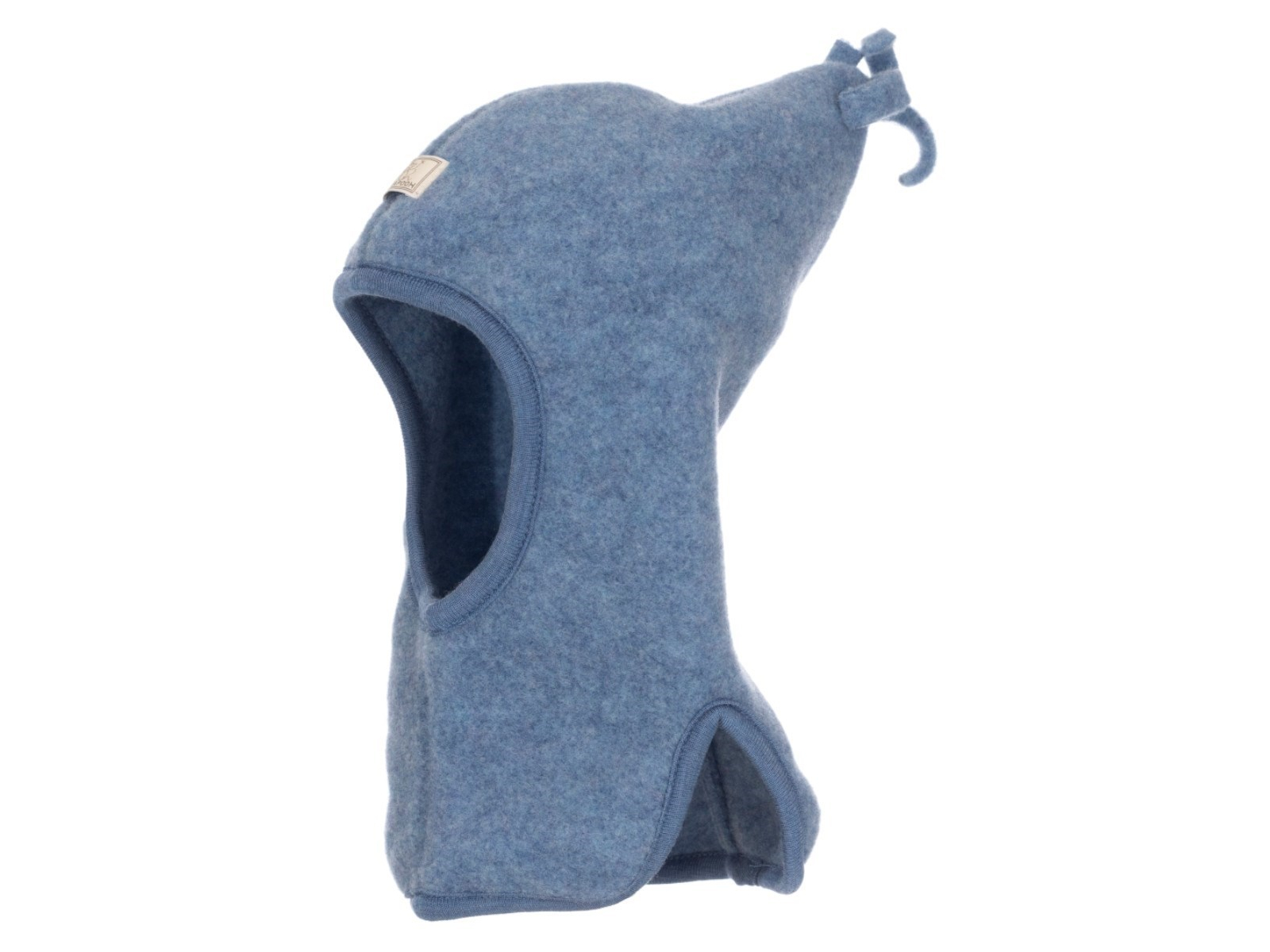 Pickapooh Baby und Kinder Schlupfmütze Bio-Schurwolle Fleece jeans, Gr. 48