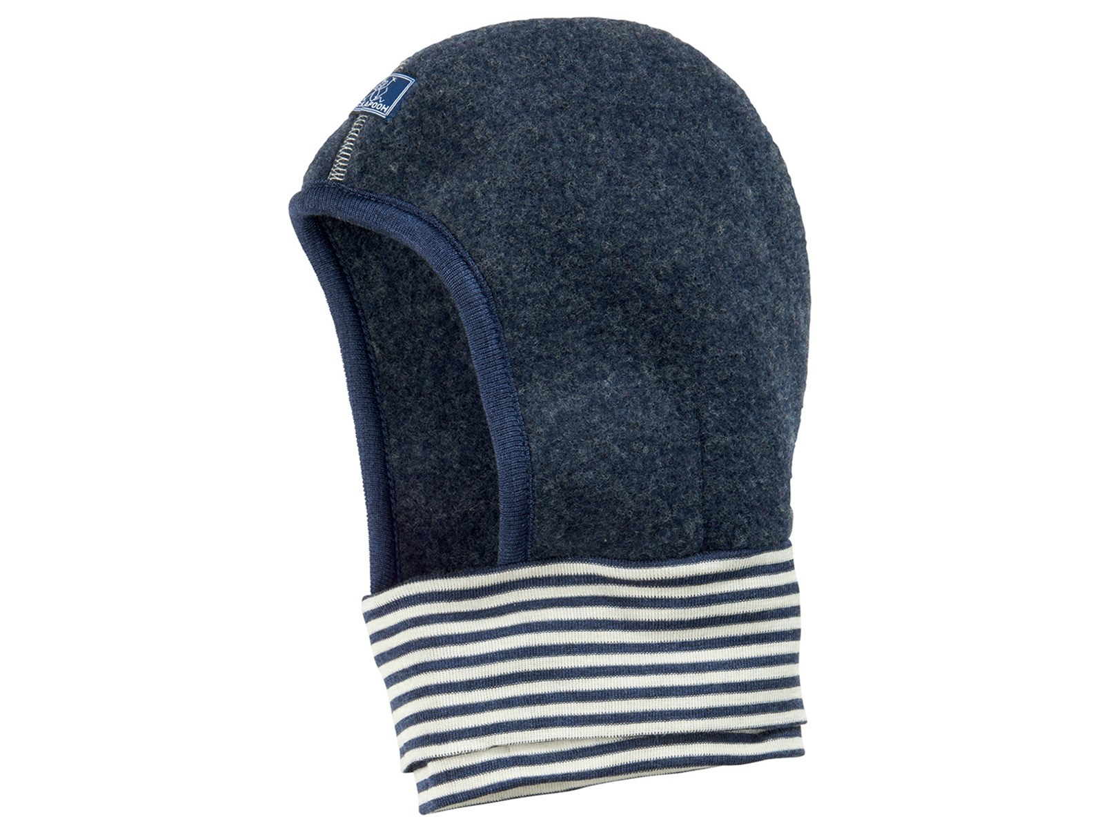 Pickapooh Baby und Kinder Schlupfmütze Schlüpfli Wolle Seide Fleece marine Gr.52