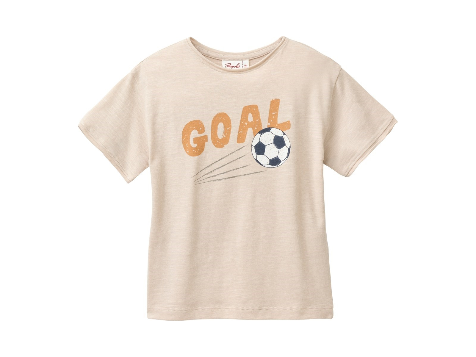 People Wear Organic Kurzarm-Shirt sand 122/128