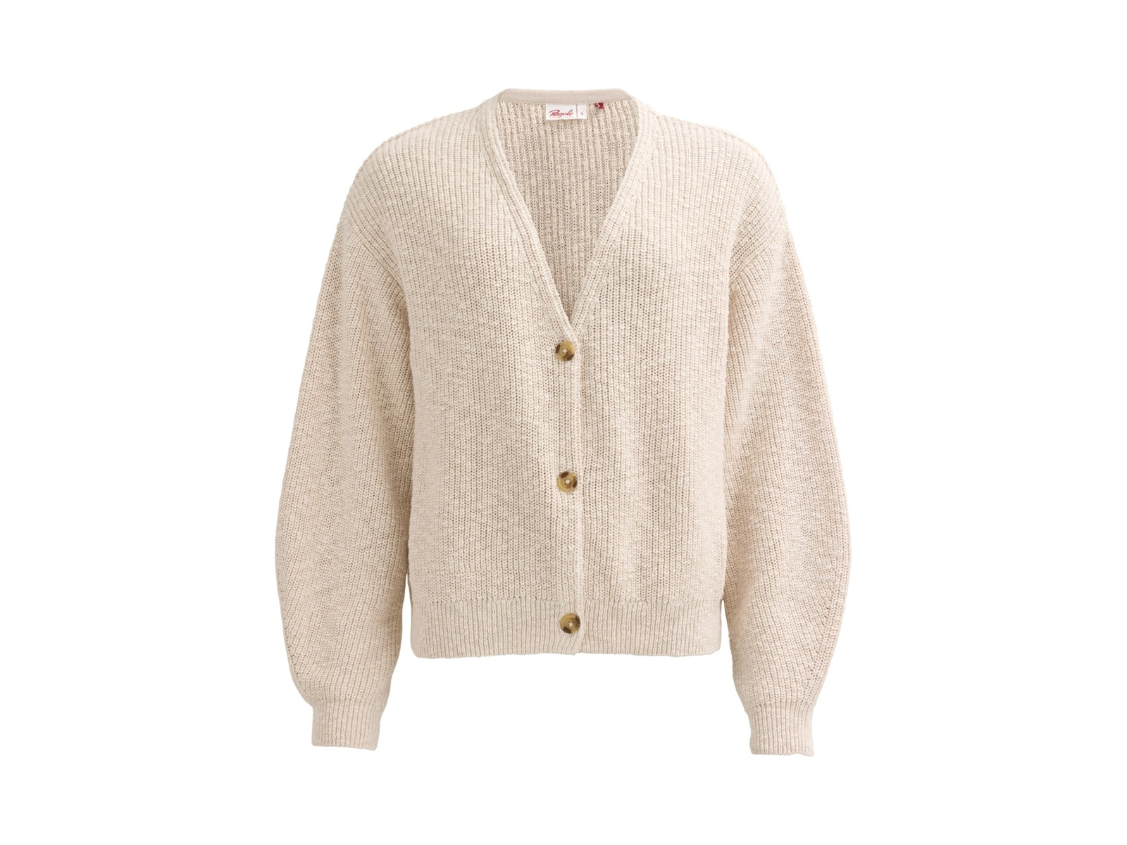 People Wear Organic Ripp-Strickjacke natur S