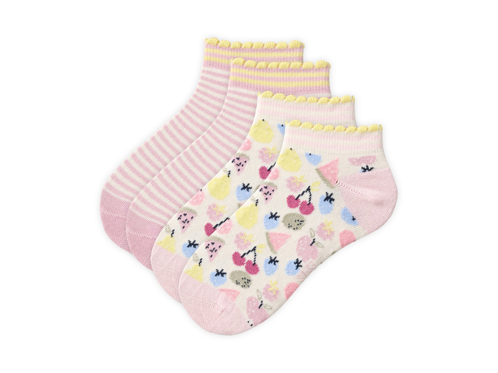 People Wear Organic 2-er Pack Sneakersocken bunt mix Gr. 28-30