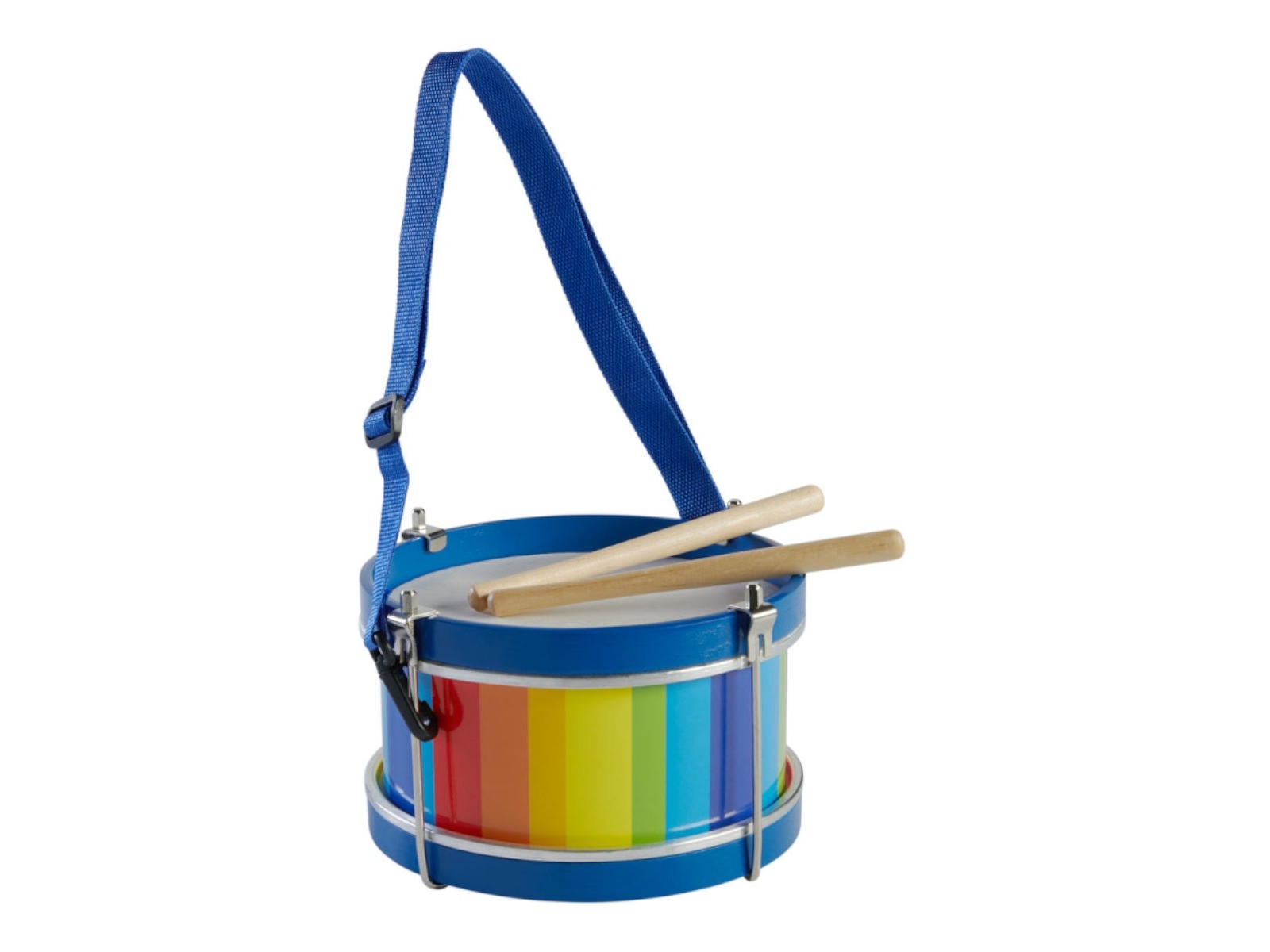 goki Kinder Trommel mit Holzkorpus Durchmesser 23,5 cm, Höhe 14,5 cm