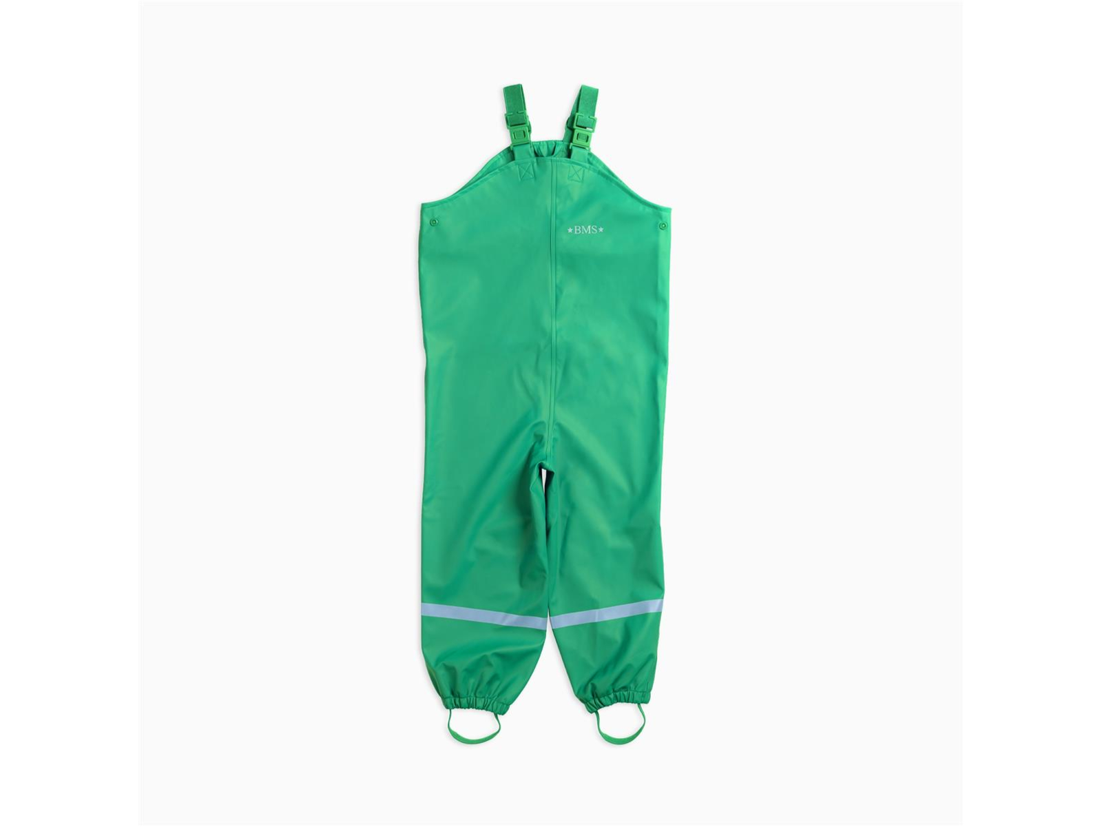 BMS Kinder Buddelhose Regenhose mit Latz Räuberwald SoftSkin grün Gr.98