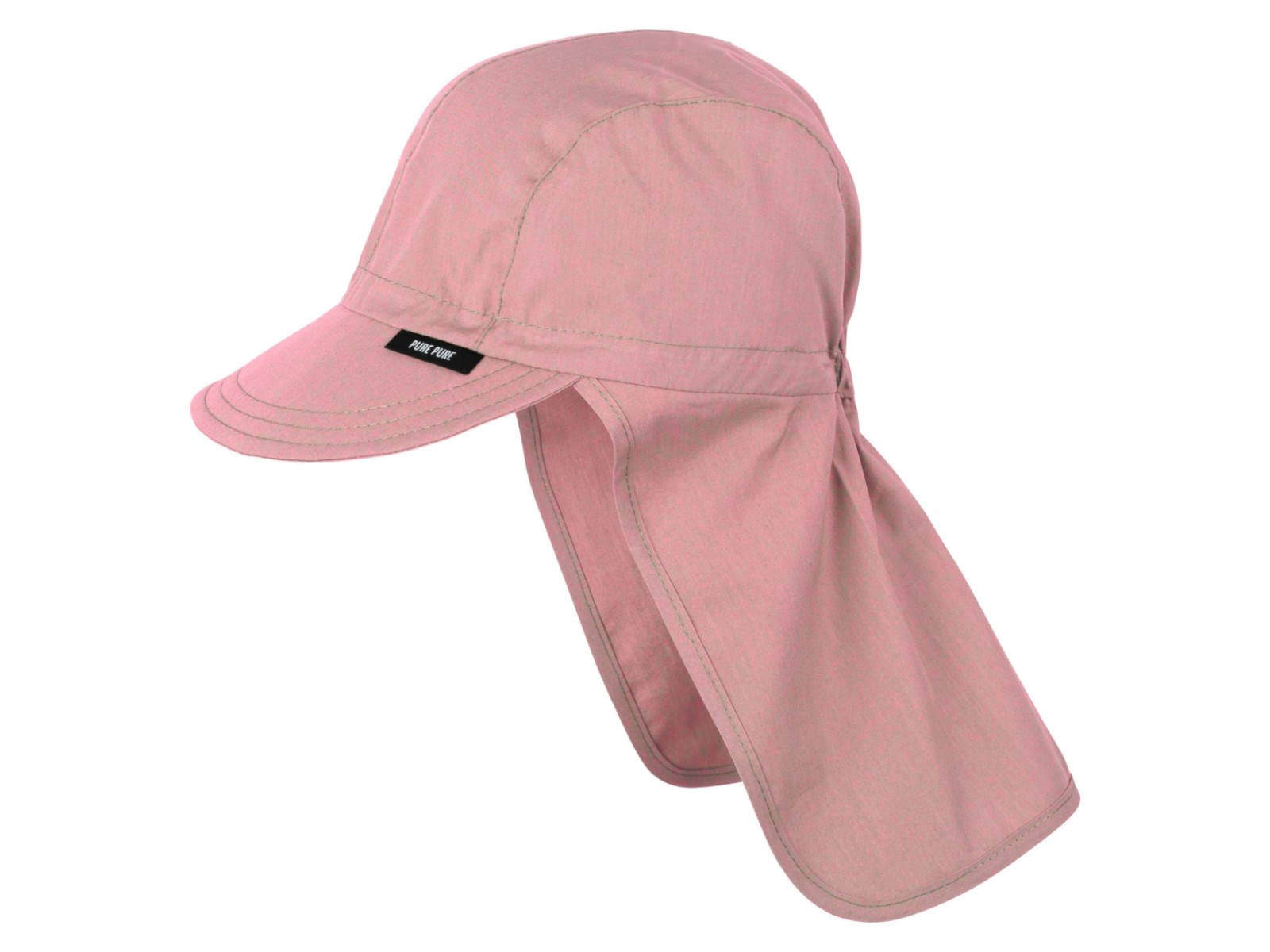 PURE PURE by Bauer Baby und Kinder Sonnenschutz Mütze UV 25 dusty rose Gr. 55
