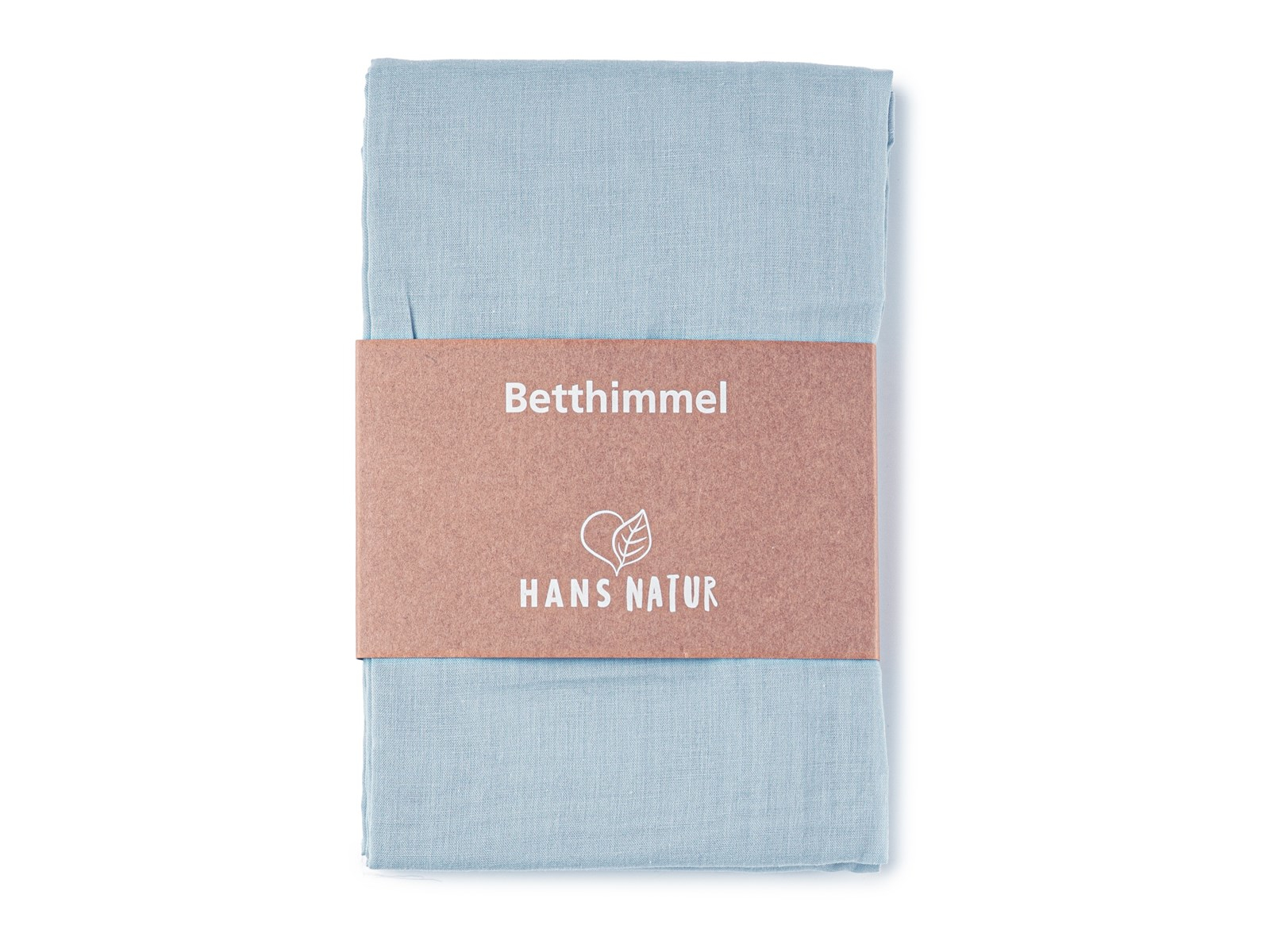 Betthimmel Baldachin Bio-Baumwolle hellblau 115 x 300 cm