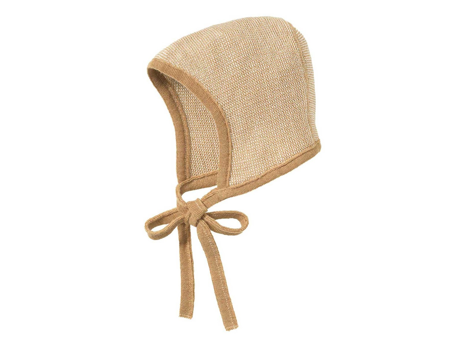 Disana Baby Strickmütze Bio-Merinowolle karamell-natur Gr.1 (ca. 42-46 cm für 3-6 Mon.)