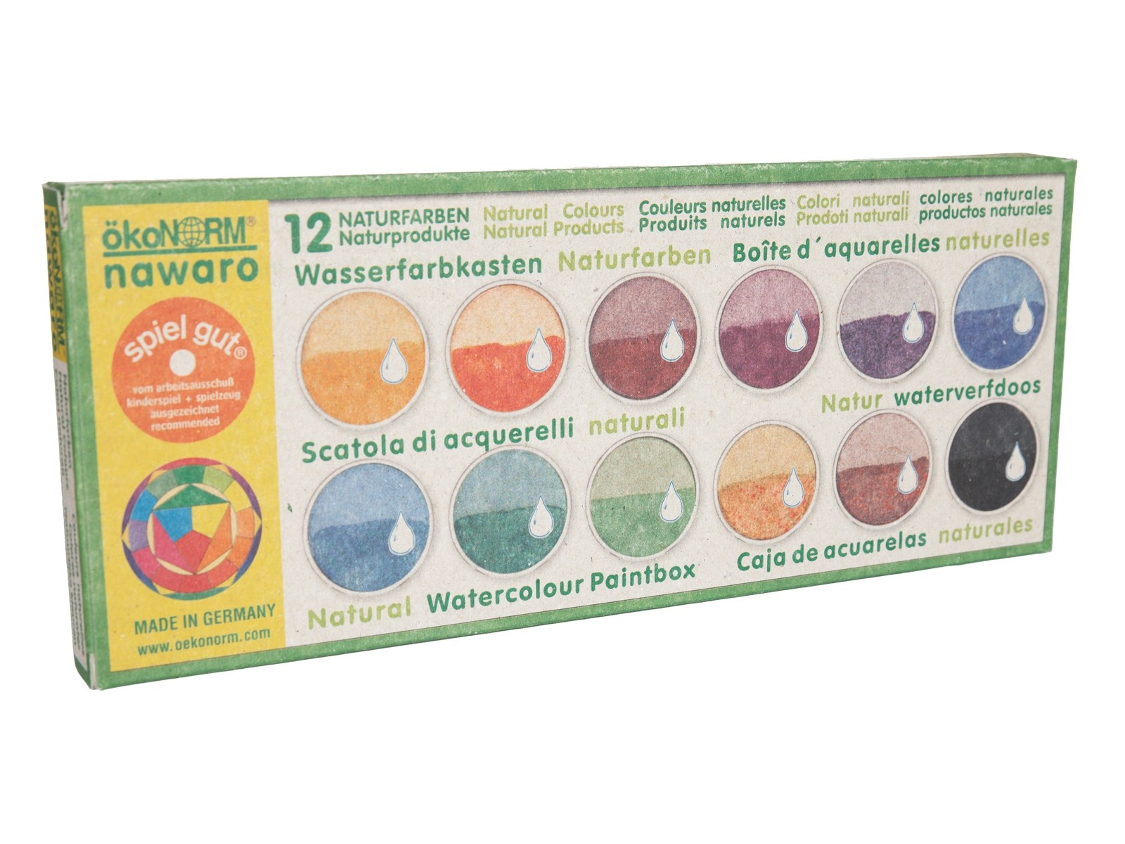 ökoNORM Natur Wasserfarben 12 Farben
