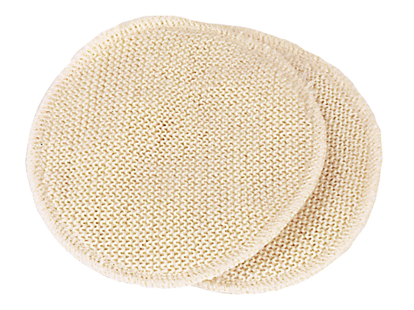Stilleinlagen Wolle Bouretteseide, 2-lagig, 1 Paar Durchmesser 14 cm