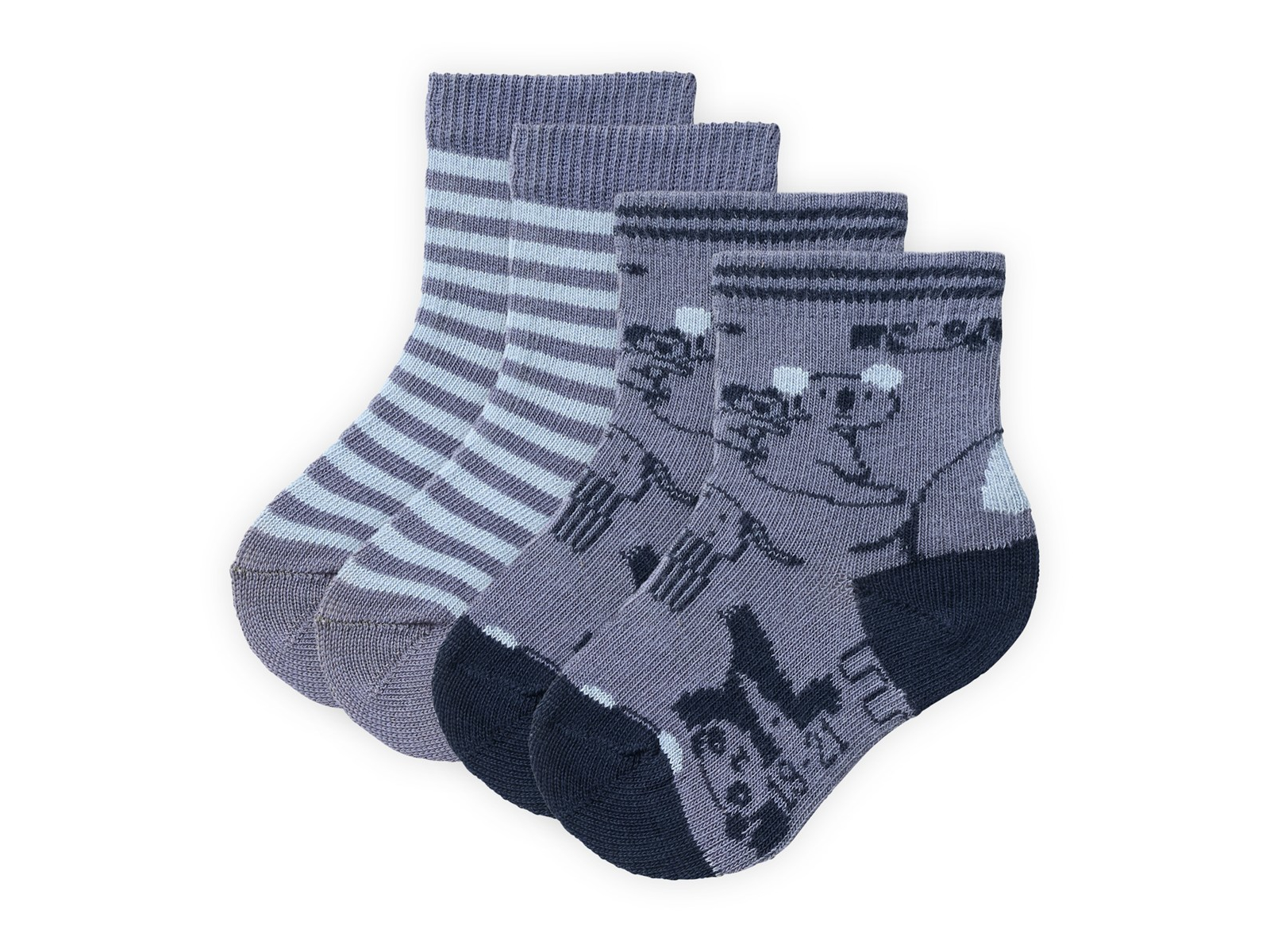 People Wear Organic 2er-Pack Socken ozean mix Gr. 22-24