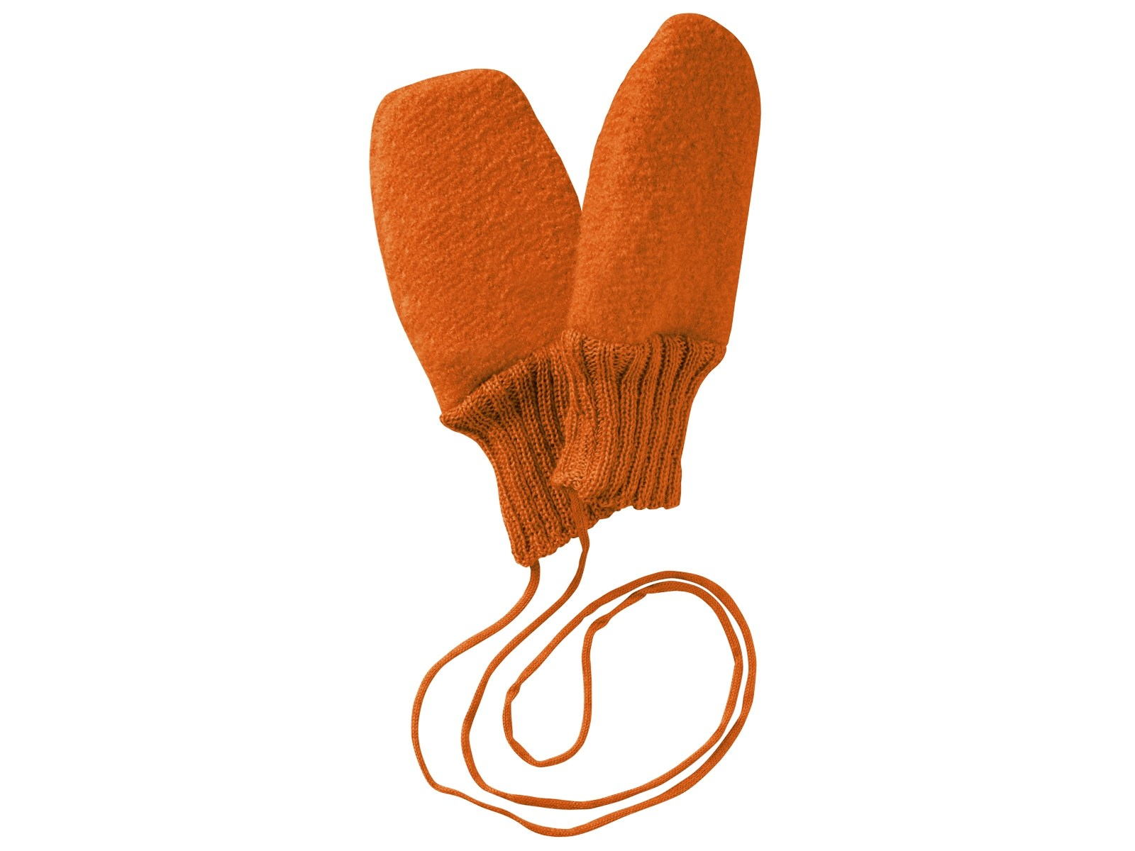 Disana Baby Handschuhe Bio-Merinowolle Walk orange Gr.1 (7-8 Monate)