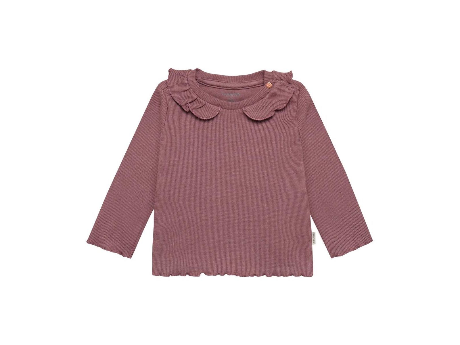 Langarmshirt rip rose taupe 92