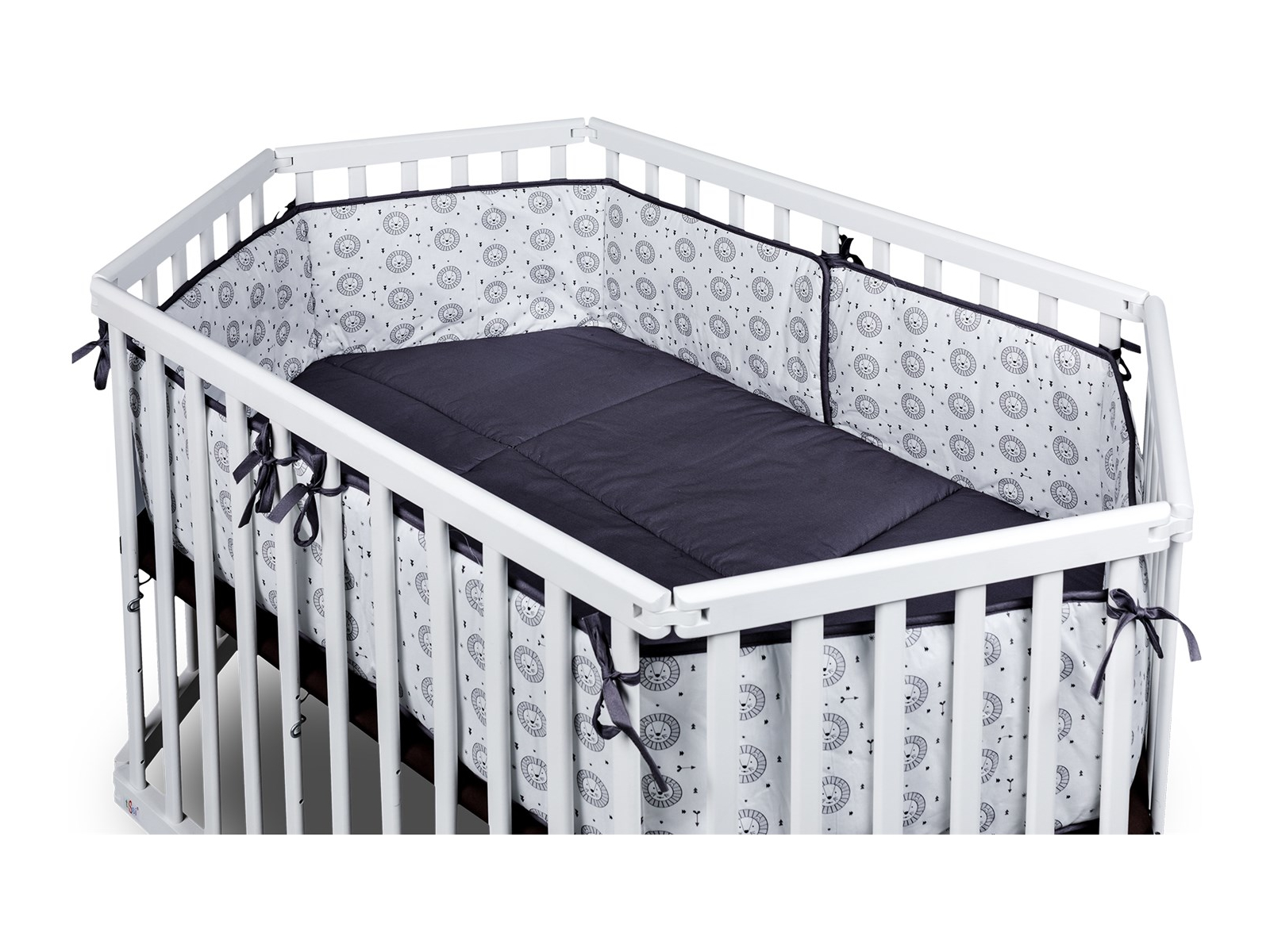 Nestchen Lies 80 x 136 cm, grau lion