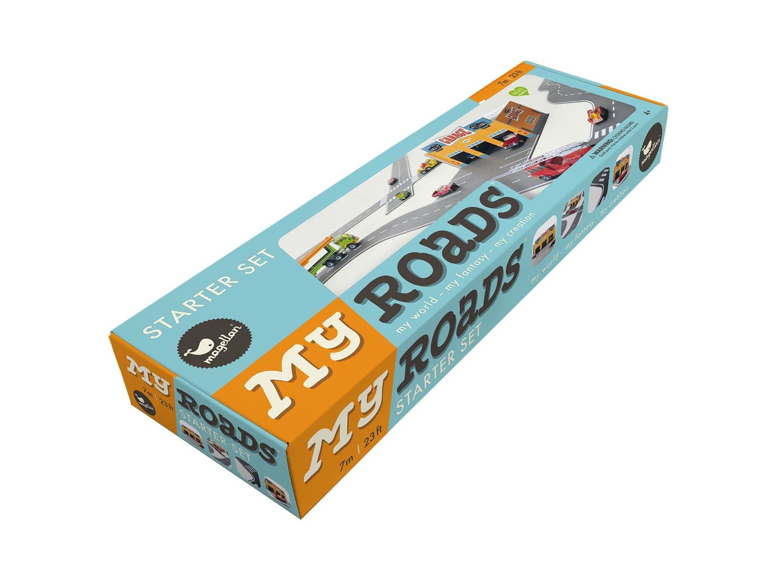 MyRoads Spielstraße - Starter Set, 8-teilig Maße 56,5 x 18,0 x 7,5 cm