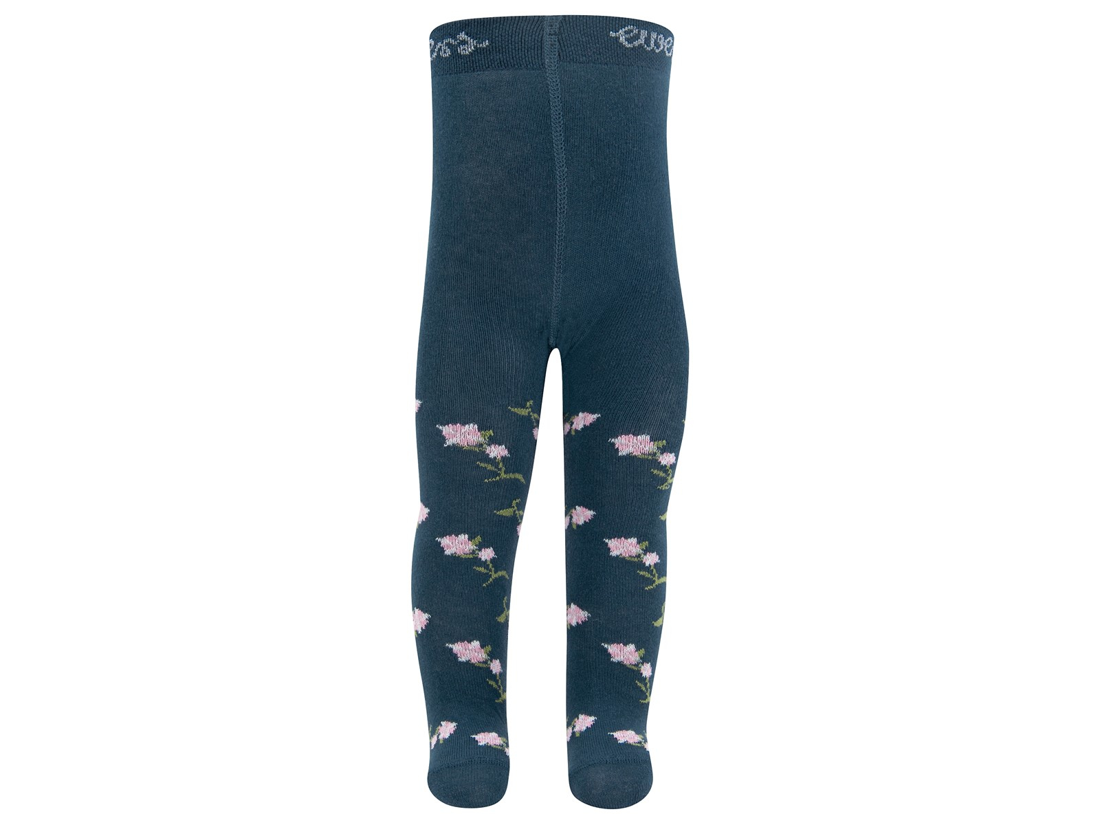 Baby- und Kinderstrumpfhose Blümchen blau Gr.80/86