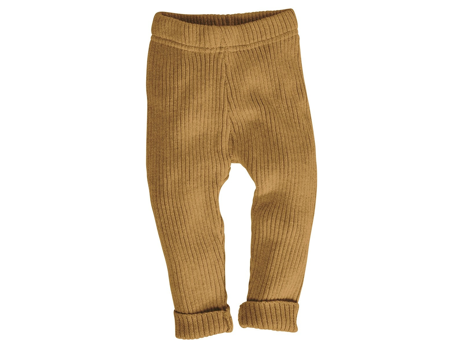 Organic Merino Wool Knitted Leggings For Babies - GOTS Certified German-Made Infant Leggings (3-6 Months)