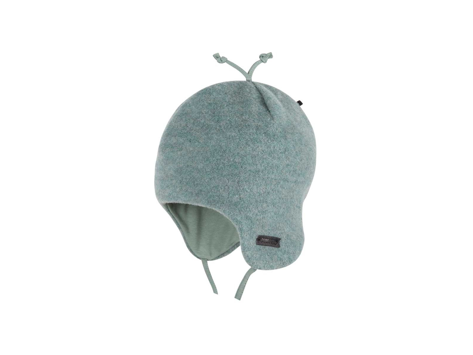 PURE PURE by Bauer Baby und Kindermütze Fleece salbei Gr.47