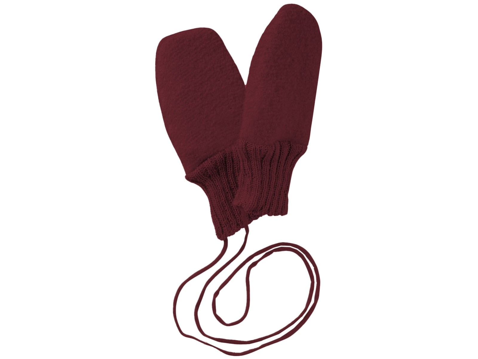 Disana Baby Handschuhe Bio-Merinowolle Walk cassis Gr.1 (7-8 Monate)