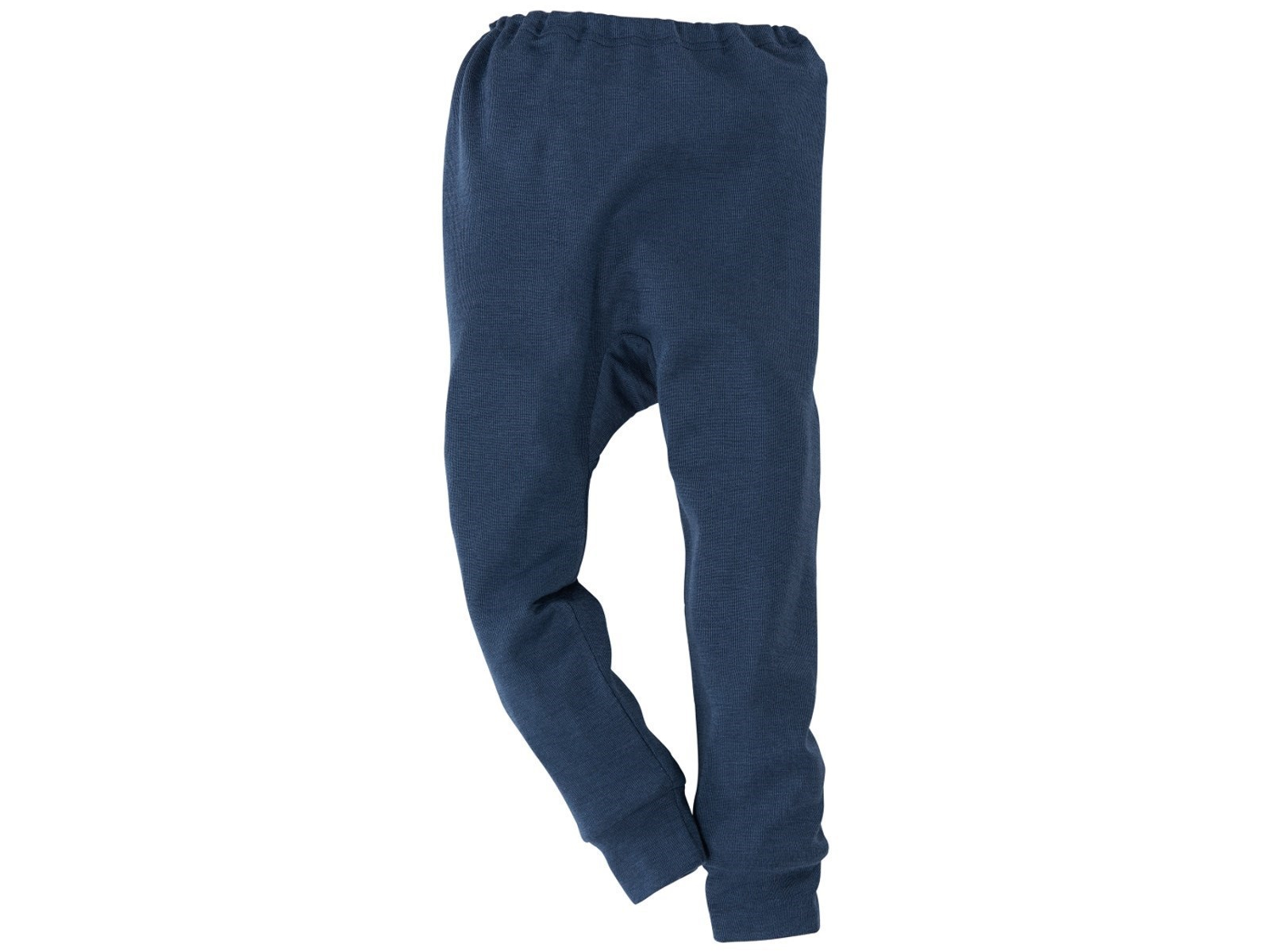 Cosilana Kinder Unterhose langes Bein Wolle Seide blau Gr.92