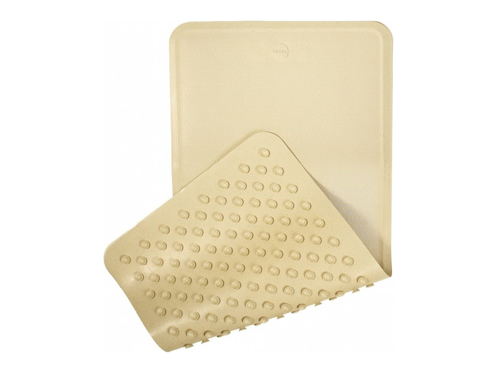 Badewanneneinlage Badematte aus Naturkautschuk sand Maße 75 x 34 cm